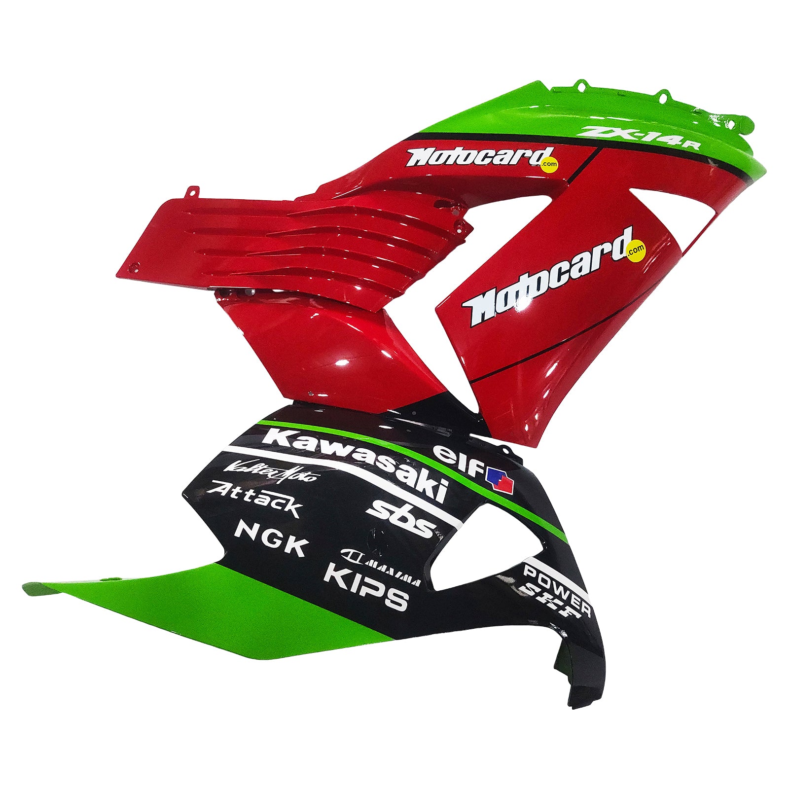 Amotopart Kawasaki ZX14R 2006-2011 ABS kunststof carrosseriekuipset