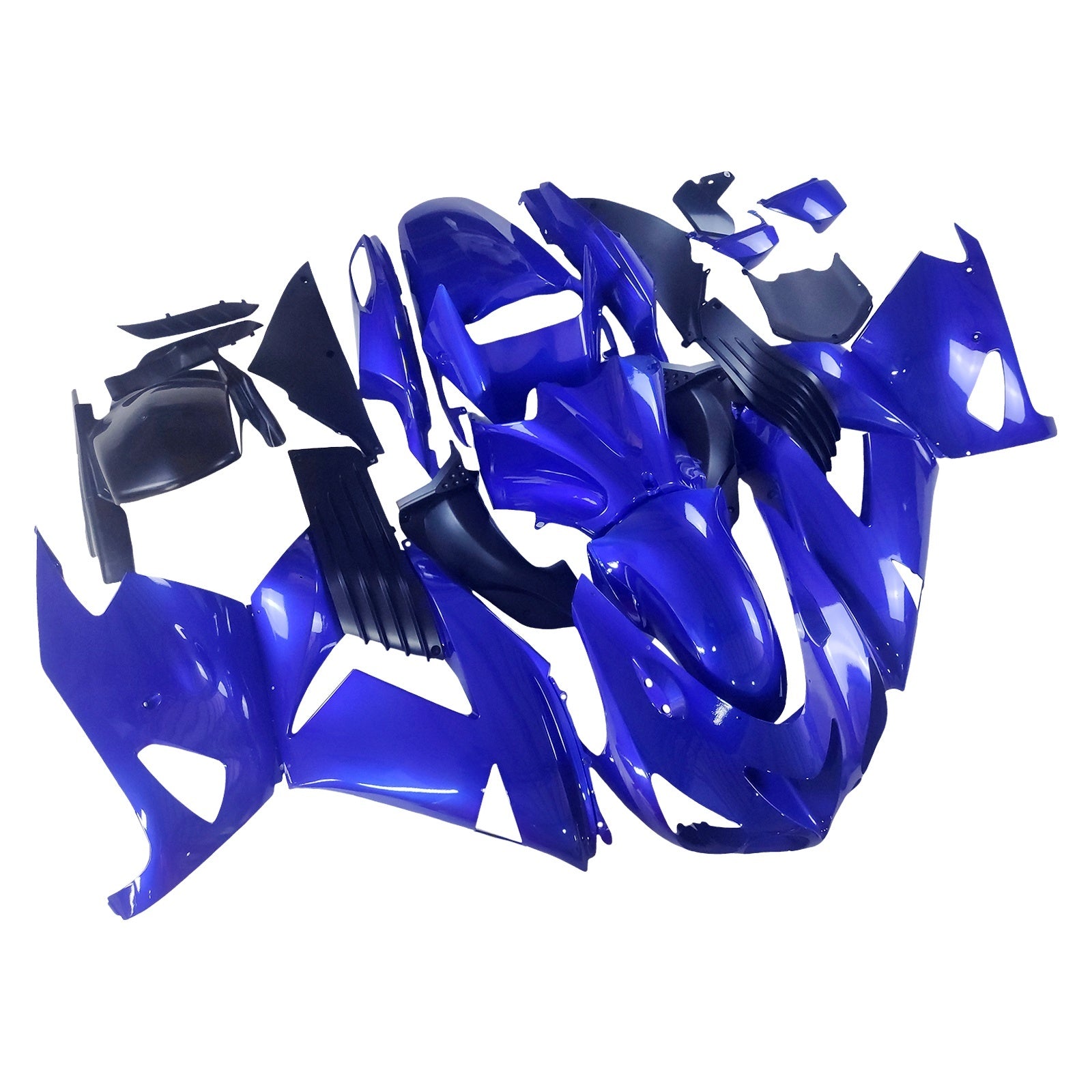 Amotopart Kawasaki ZX14R 2006-2011 Kit Carrosserie plastični abs