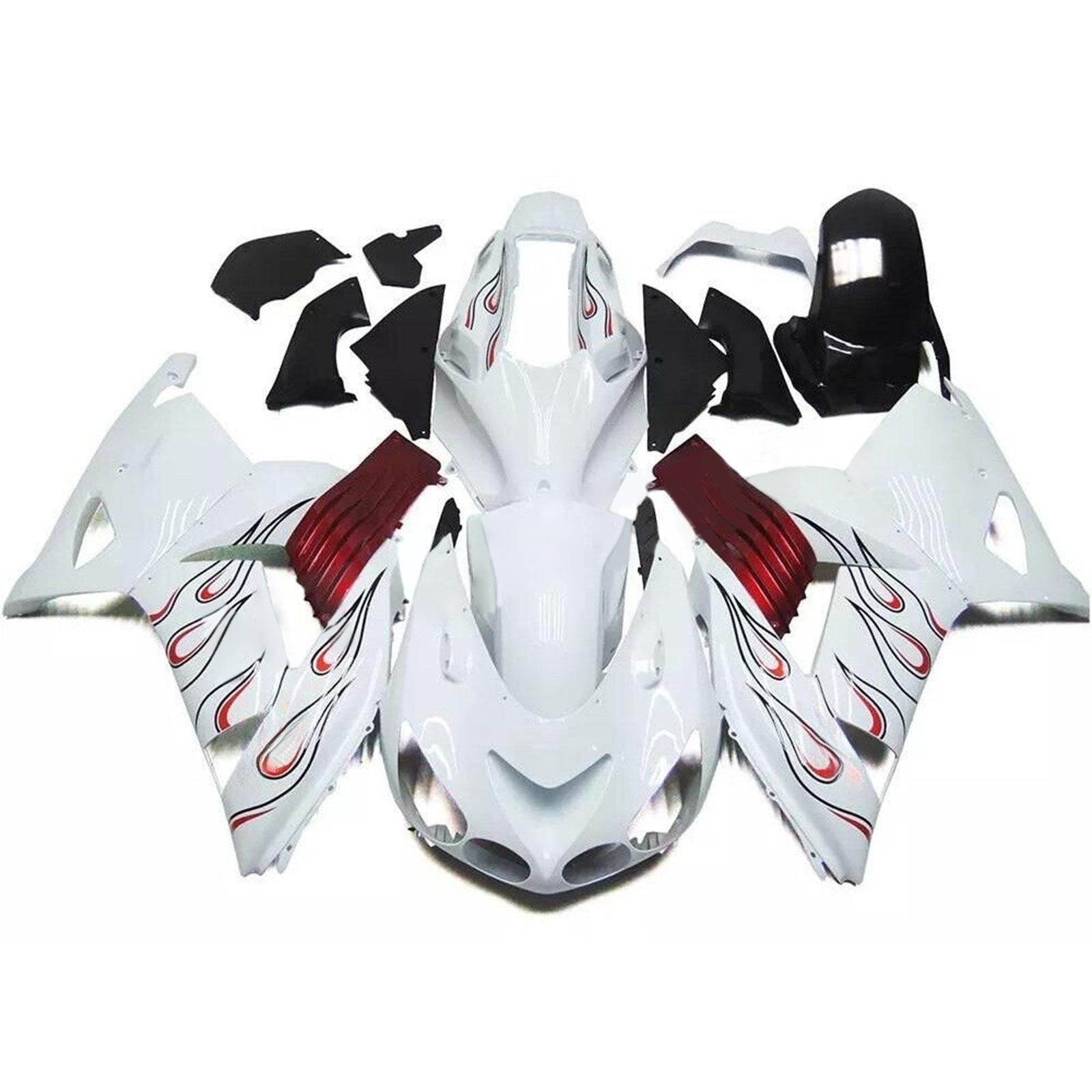 Kawasaki ZX14R ZZR1400 2006-2011 injectiekuipset