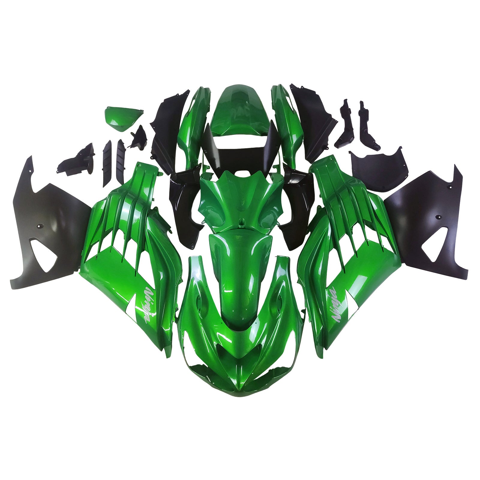 Amotopart Muovisuojat 2012-2021 Kawasaki ZX14R Ninja Green Generic