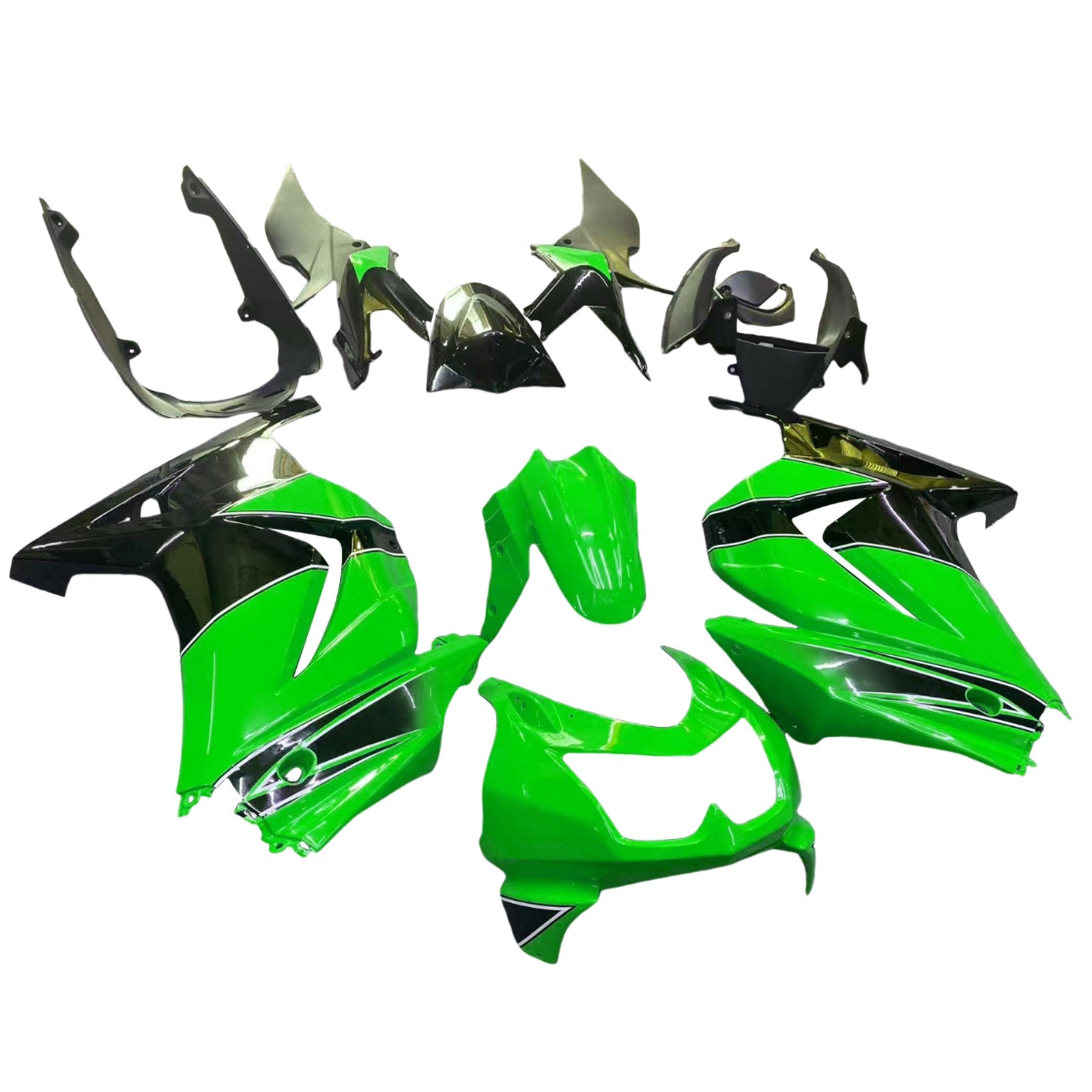 Kit de carénage par injection , carrosserie en plastique ABS Pour Kawasaki EX250/Ninja250R 2008-2012