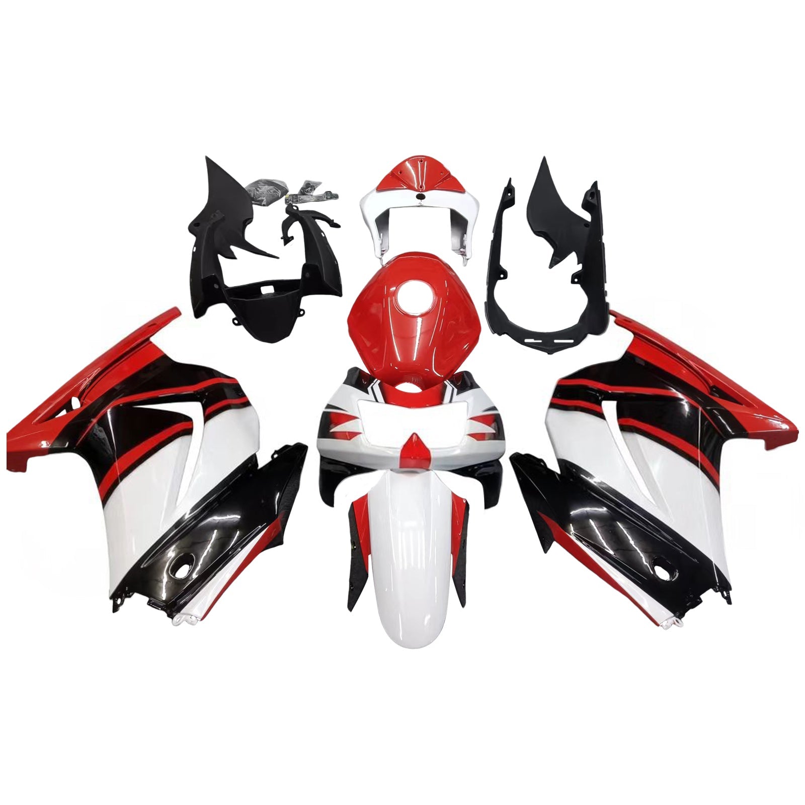 Kit de carénage injecté en plastique ABS pour Kawasaki EX250 Ninja250R 2008-2012