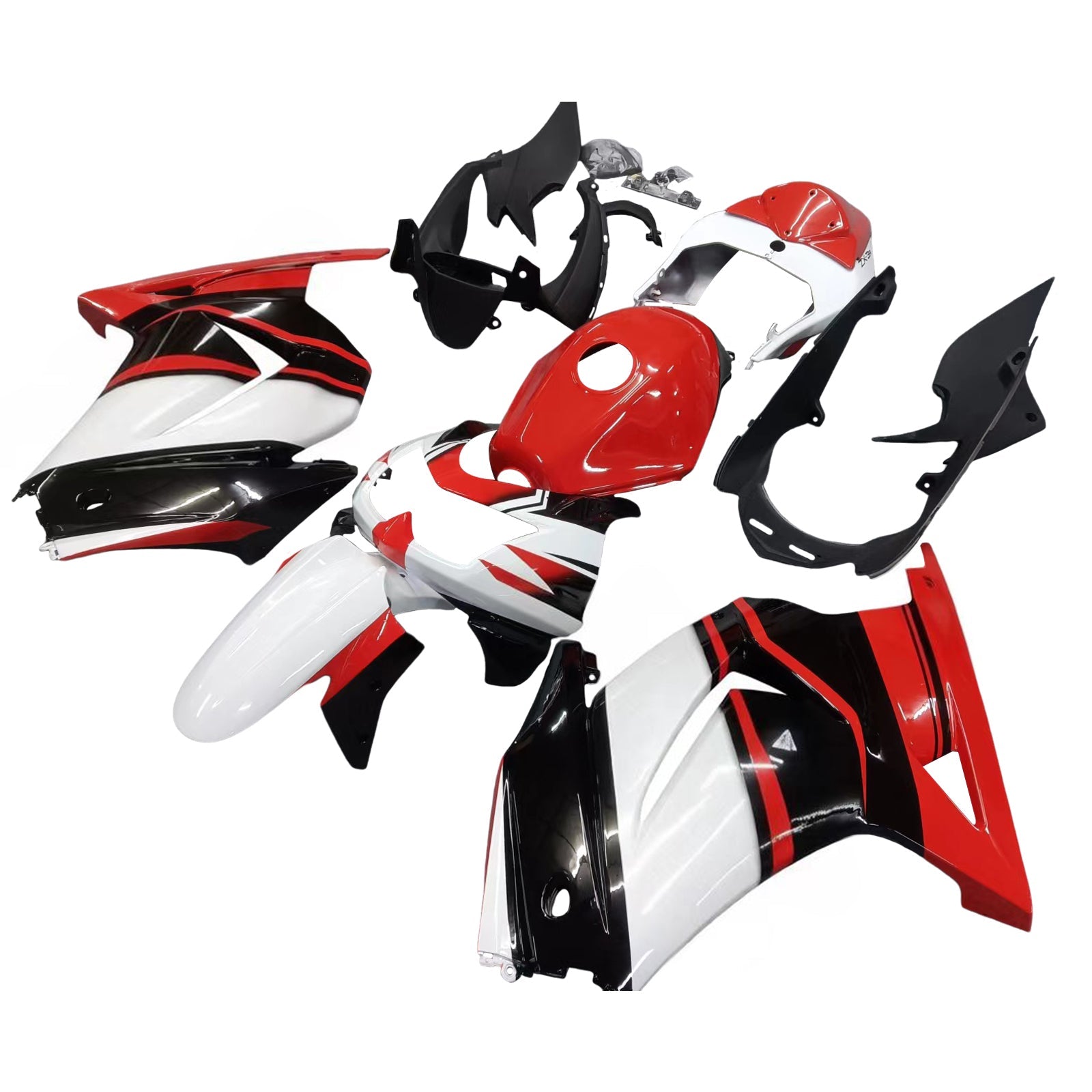 Kit de carénage injecté en plastique ABS pour Kawasaki EX250 Ninja250R 2008-2012