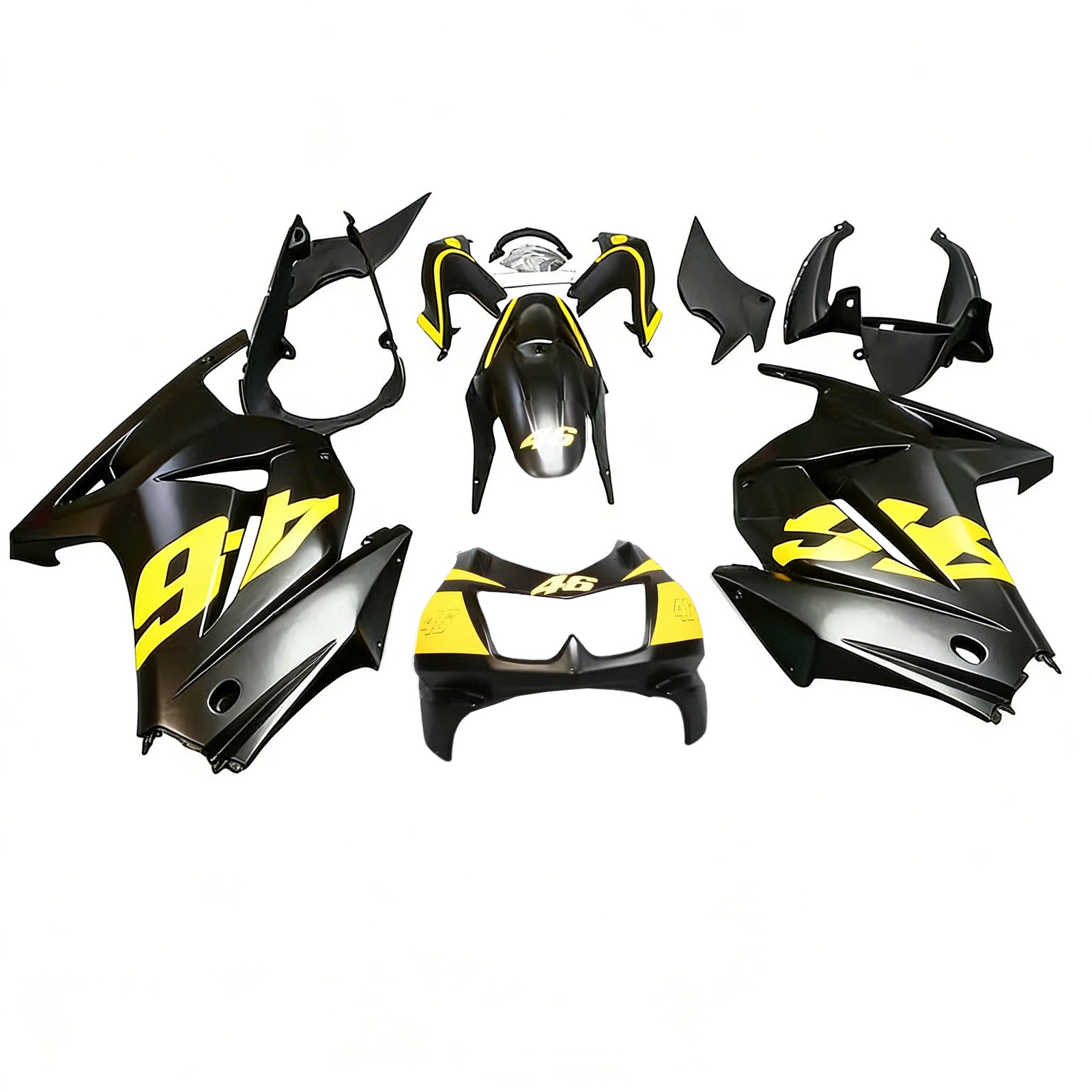 Kit de carénage d'injection Kawasaki EX250 Ninja250R 2008-2012, carrosserie en plastique ABS
