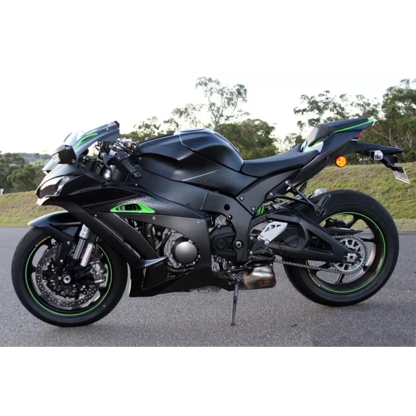 Kit de carénage d'injection Kawasaki EX250 Ninja250R 2008-2012, carrosserie en plastique ABS