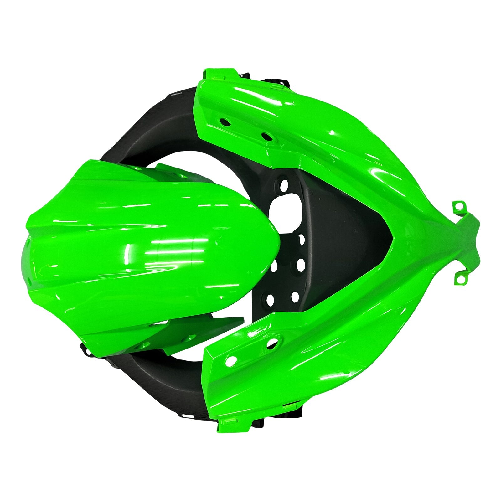Amotopart Carene 2013-2017 Plastiche Kawasaki Ninja 300R EX300R Verde Nero Ninja Generico