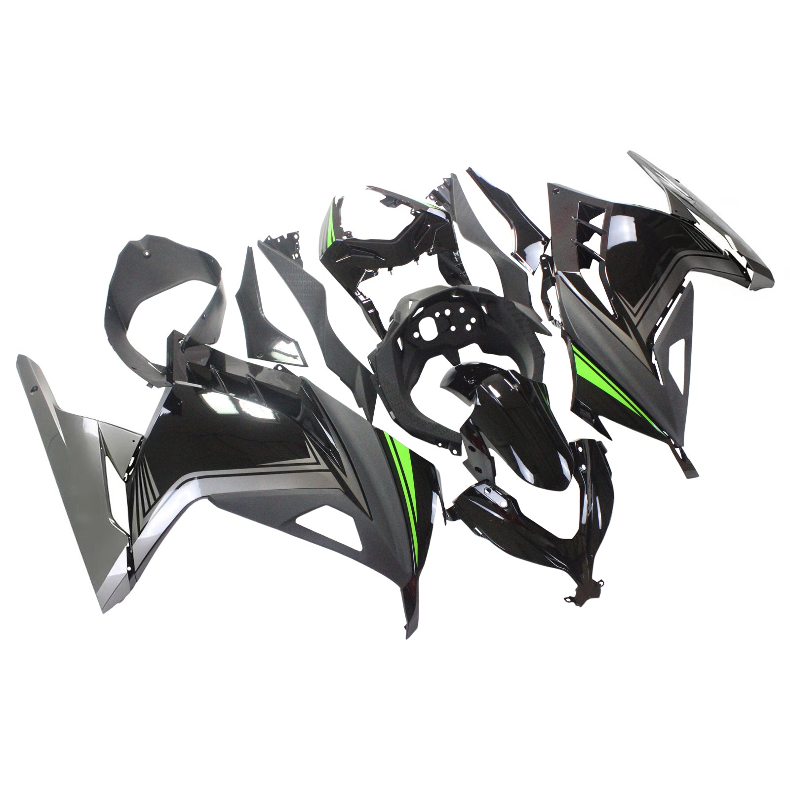 2013-2017 Kawasaki EX300 / Ninja 300 ABS kunststof carrosserie-injectiekuipset