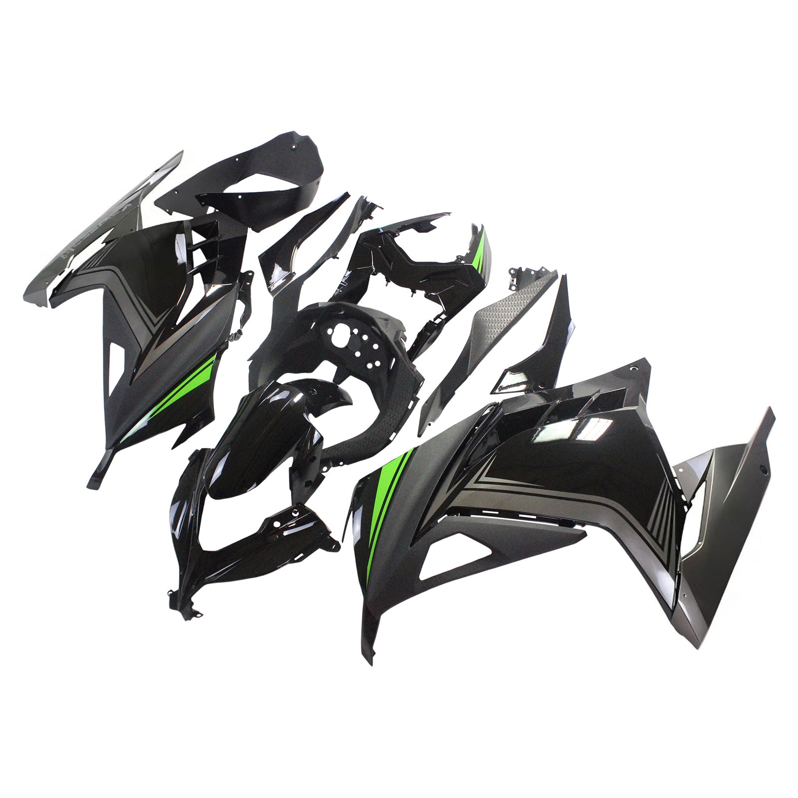 2013-2017 Kawasaki EX300 / Ninja 300 ABS kunststof carrosserie-injectiekuipset