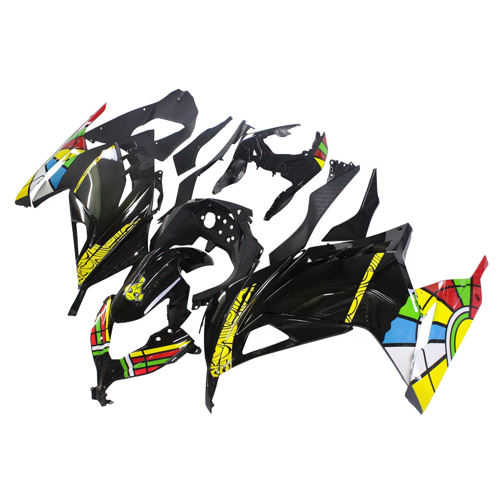 Kit carenatura iniezione carrozzeria in plastica ABS Kawasaki EX300 / Ninja 300 2013-2017