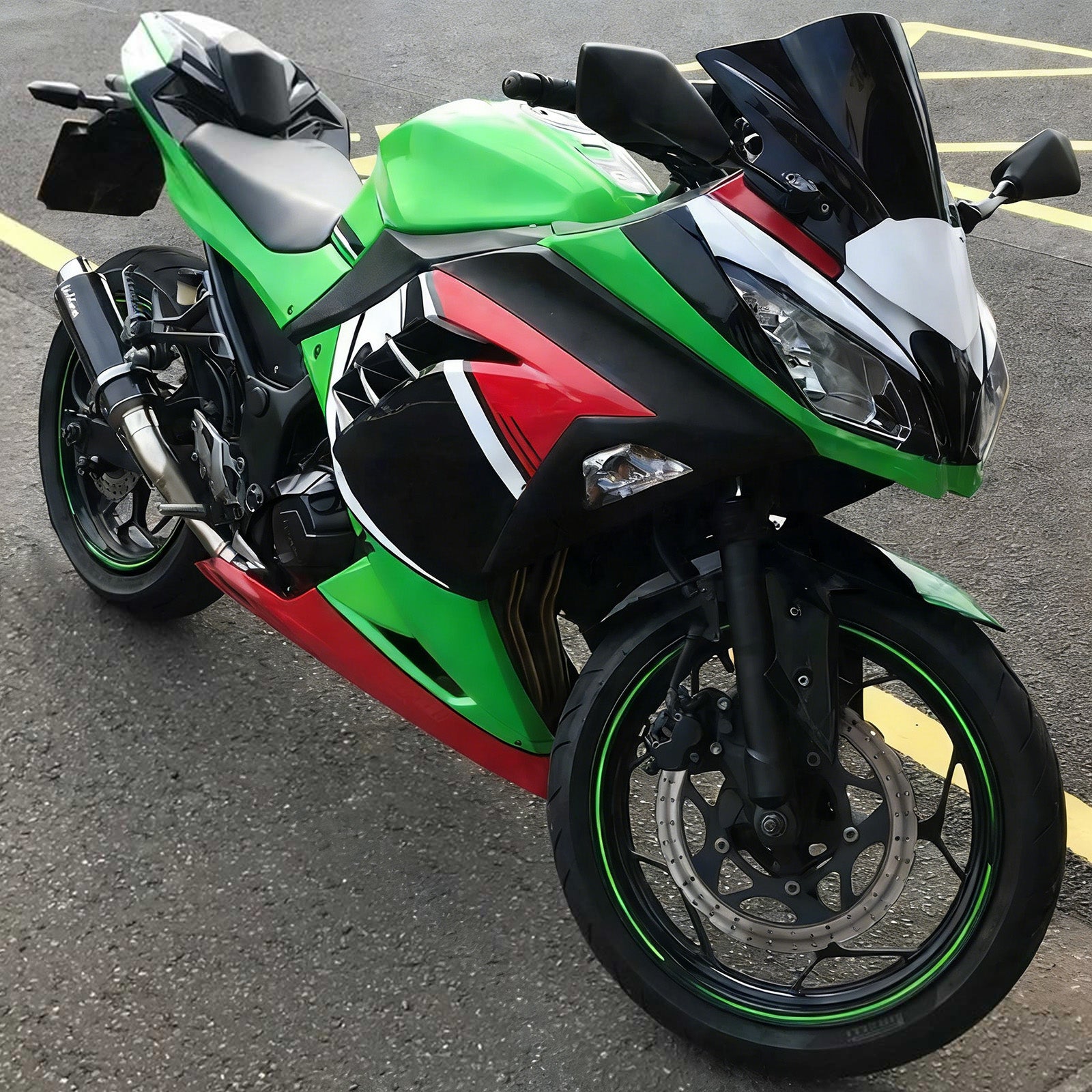 2013-2017 Kawasaki EX300 / Ninja 300 ABS muovinen korin ruiskutussuojasarja