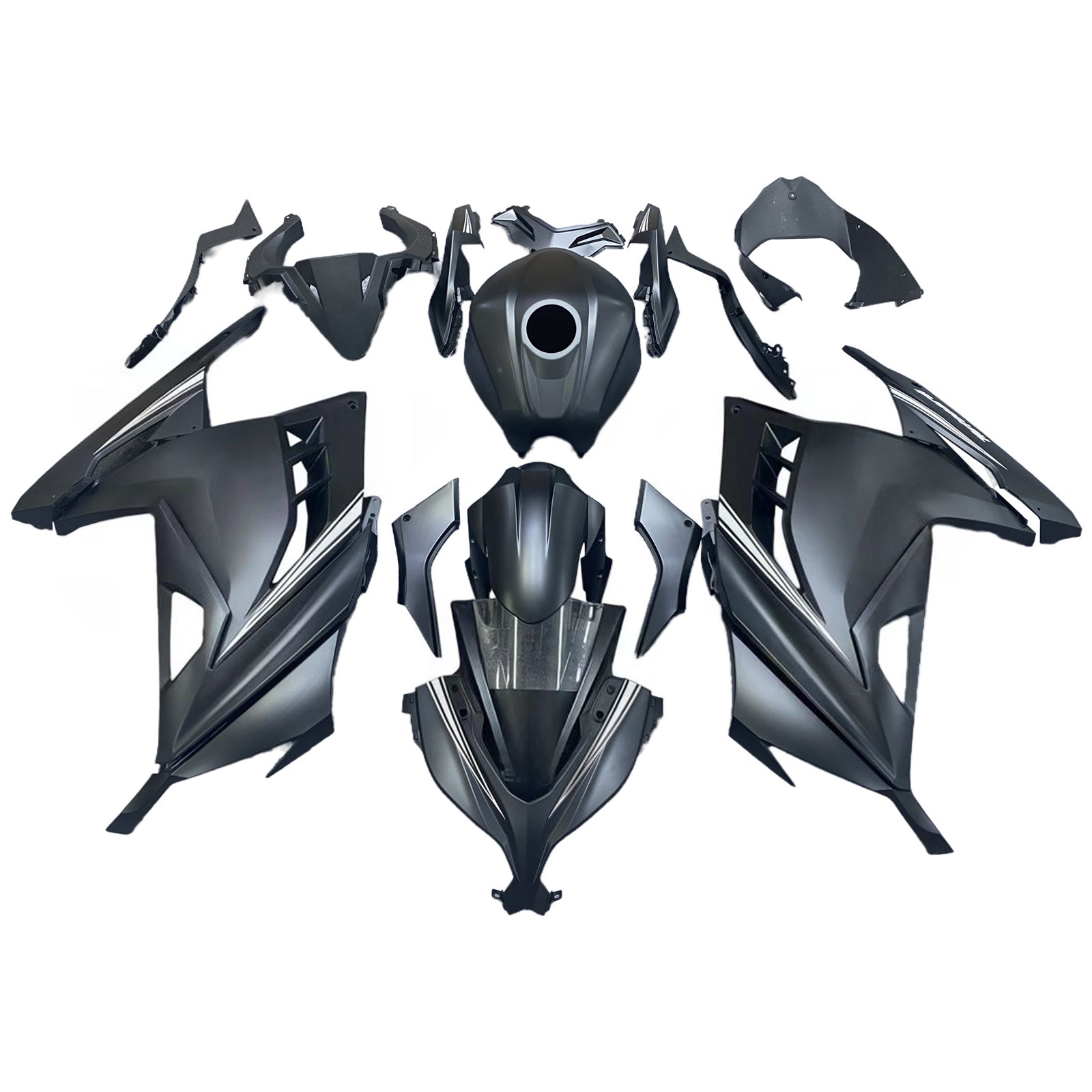 Injection Fairing Kit Bodywork fit For Kawasaki EX300 Ninja300R 2013-2024