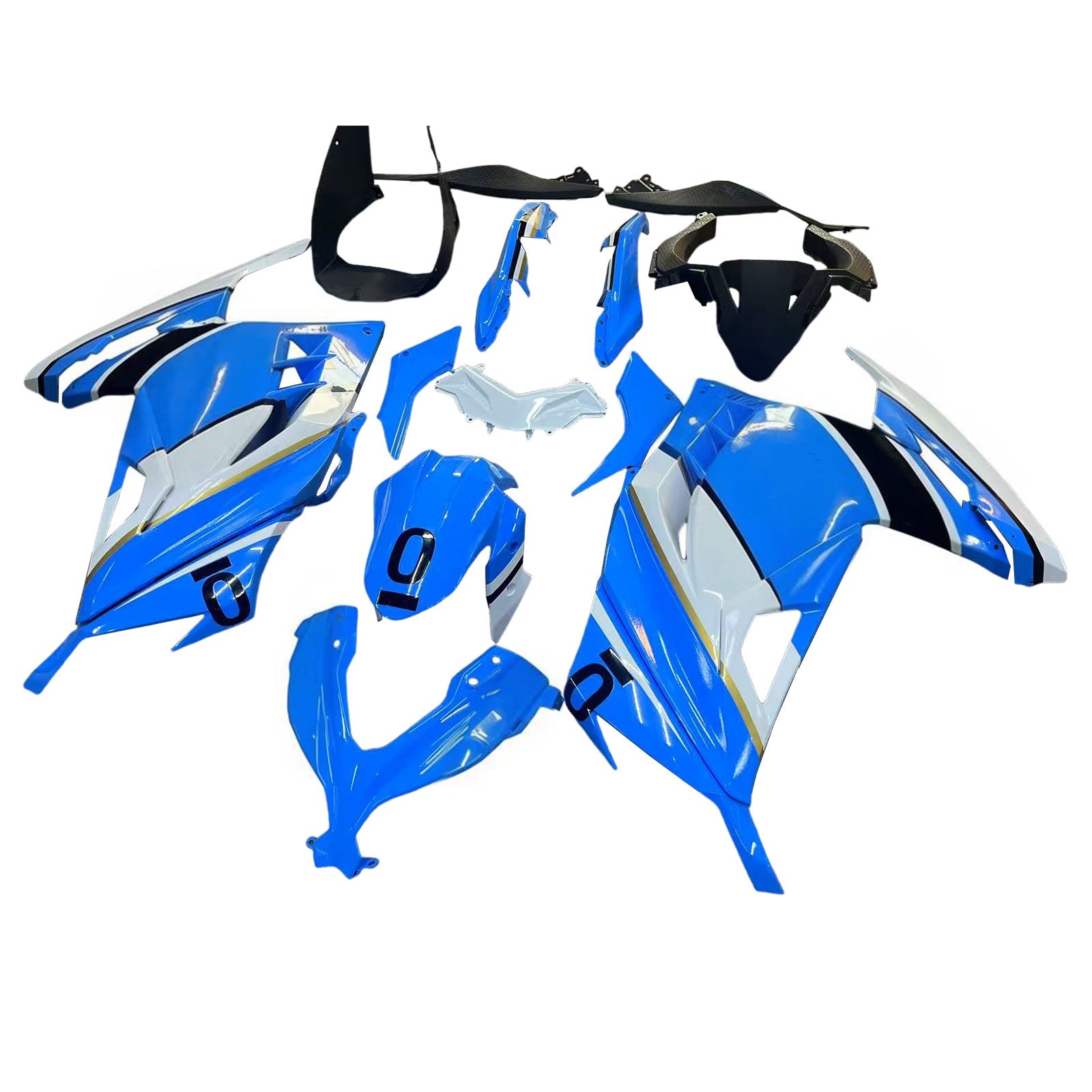 2013-2024 Kawasaki EX 300 / Ninja 300 Kit van Fairness Kit Bodywork ABS in plastic plastic