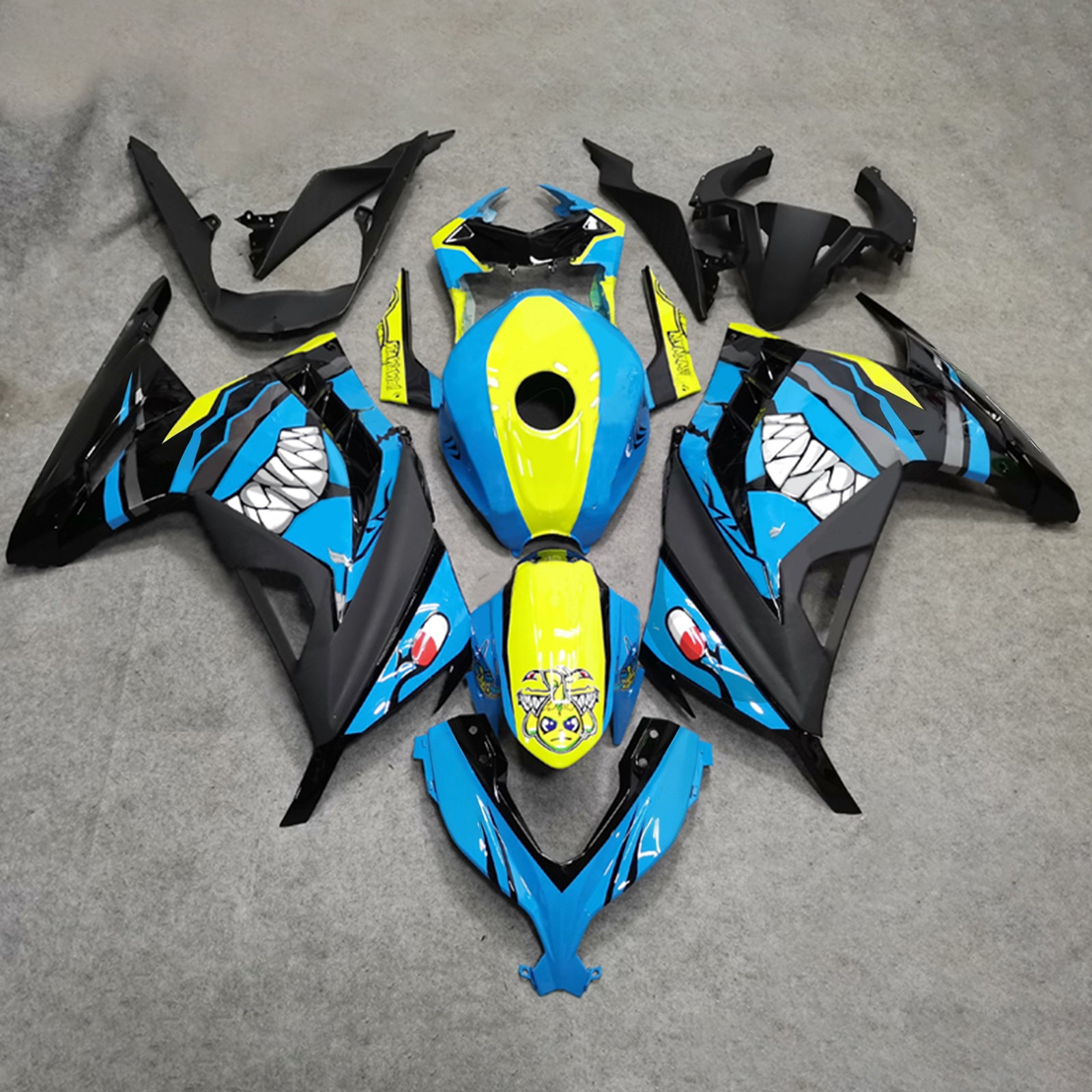 Kawasaki EX300 Ninja 300R 2013-2024 ABS-muovinen Fairing Kit