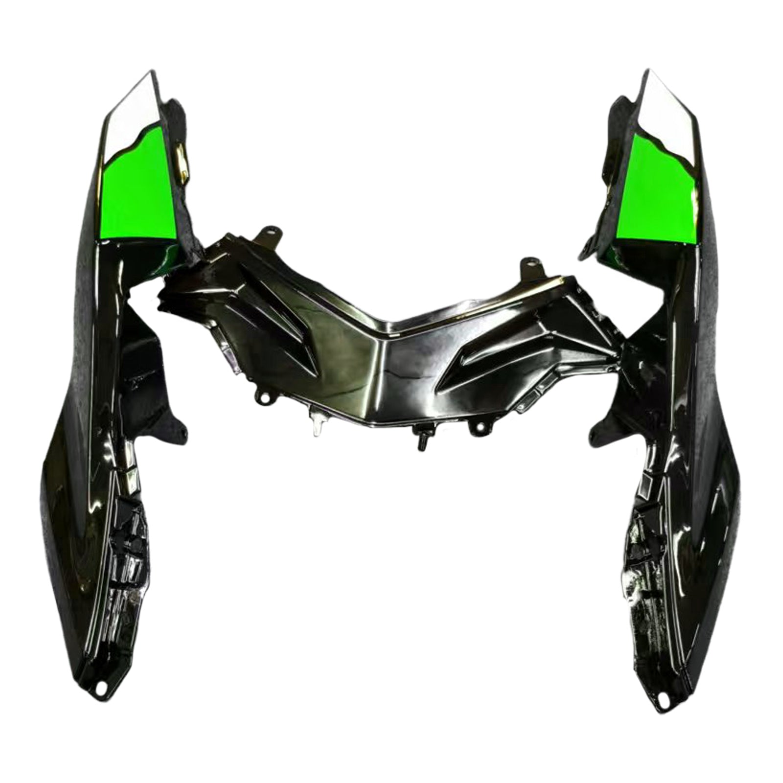 Amotopart Kawasaki EX300/Ninja300 2013-2017 Kit Carénage Carrosserie Plastique ABS