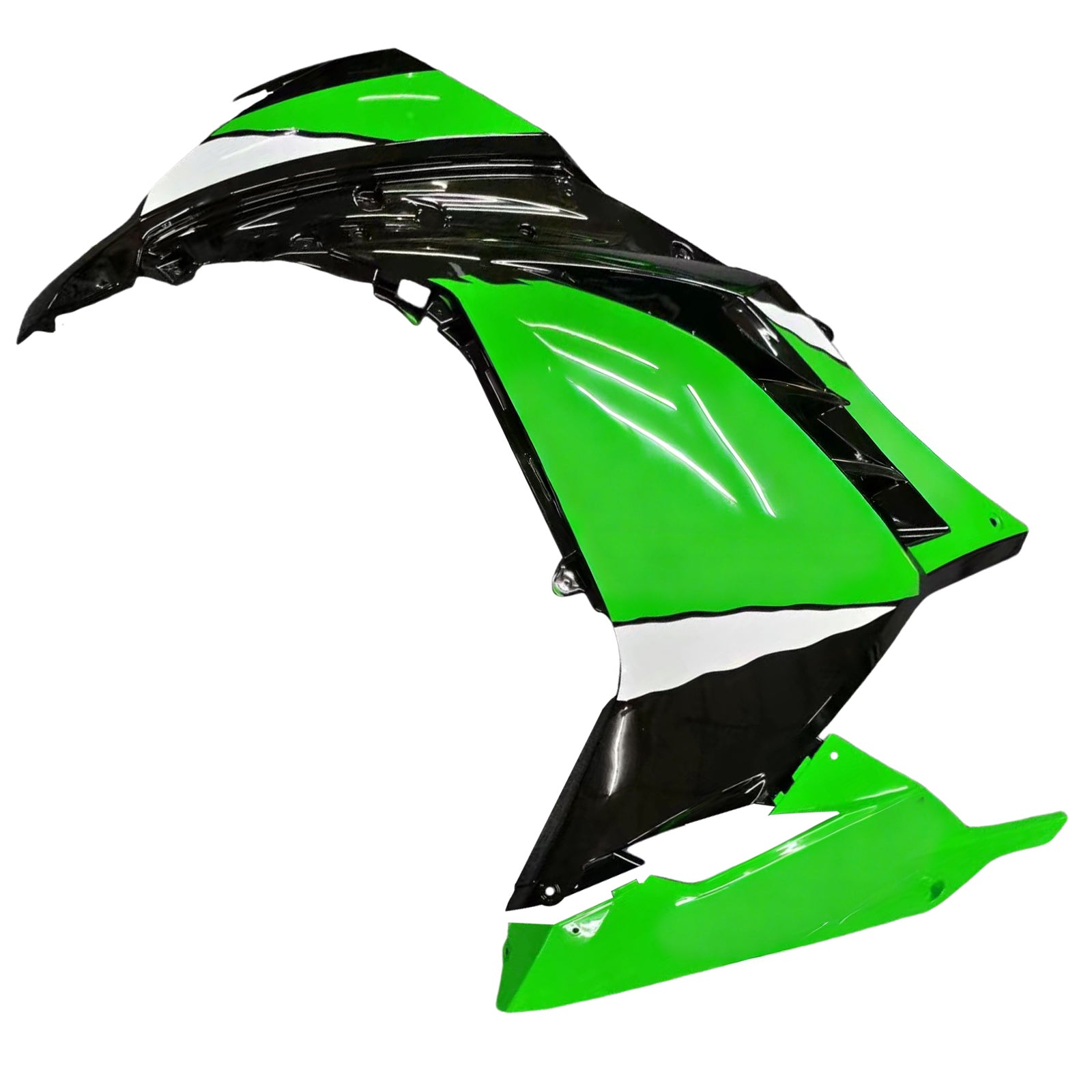 Amotopart Kawasaki EX300/Ninja300 2013-2017 Kit Carénage Carrosserie Plastique ABS