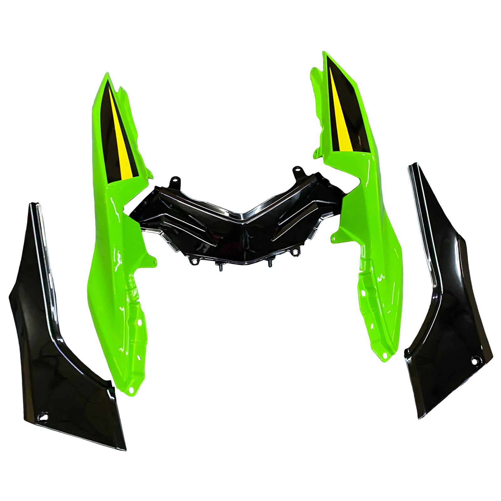 Amotopart Kawasaki EX300/Ninja 300 2013-2017 Zestaw owiewek nadwozia z tworzywa ABS
