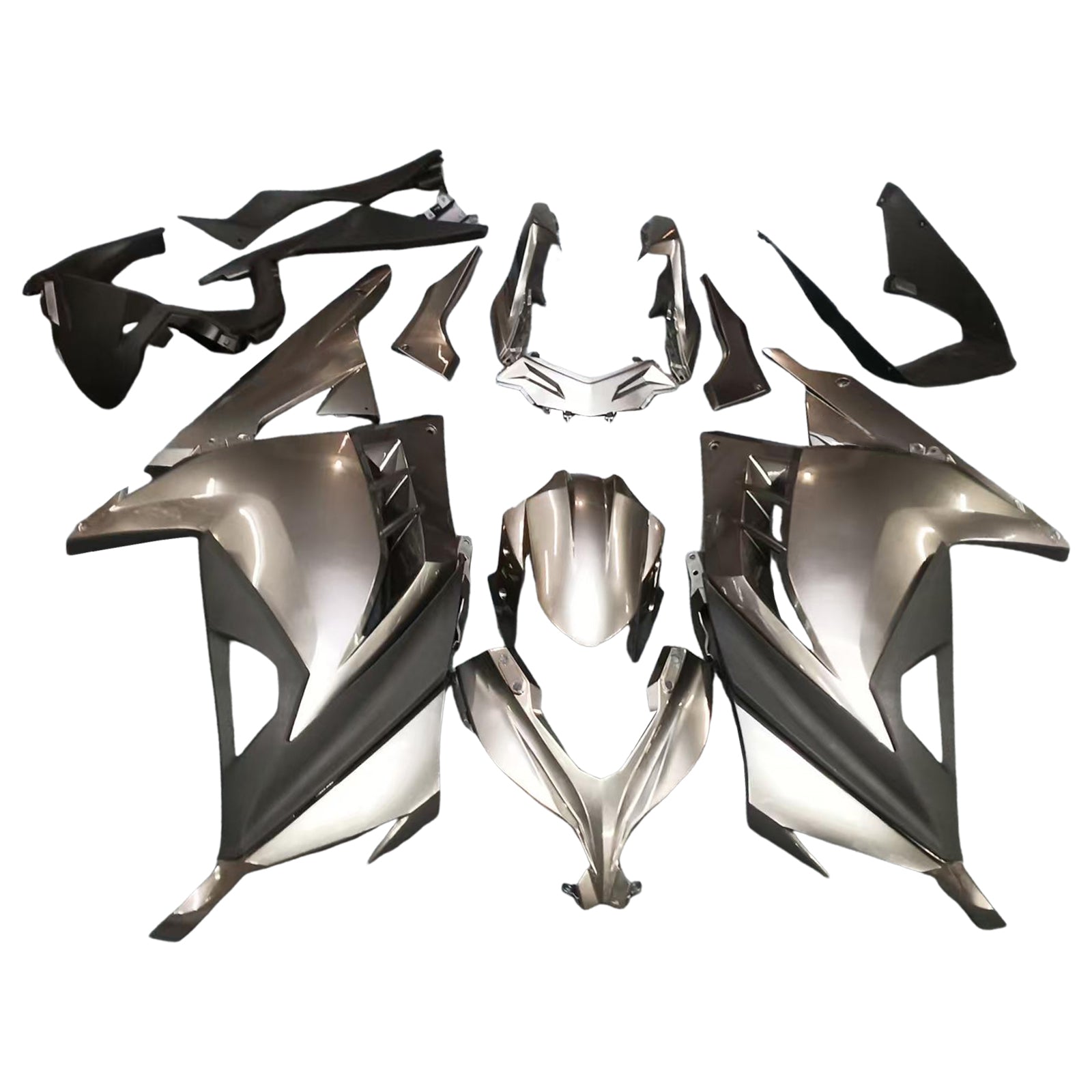 Amotopart Kawasaki EX300/Ninja 300 2013-2017 ABS muovinen korirakennesarja