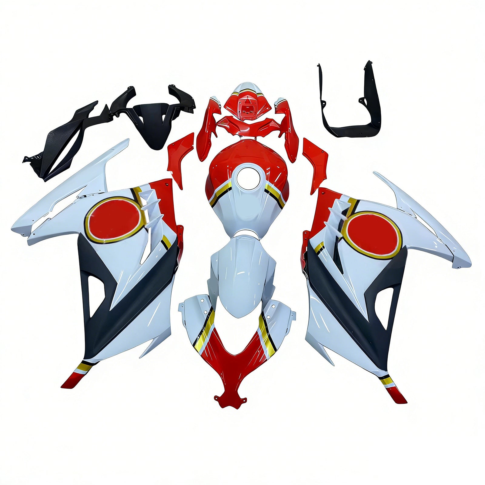 Kit di carenatura per iniezione Codografia adatta per Kawasaki EX300 Ninja300R 2013-2024
