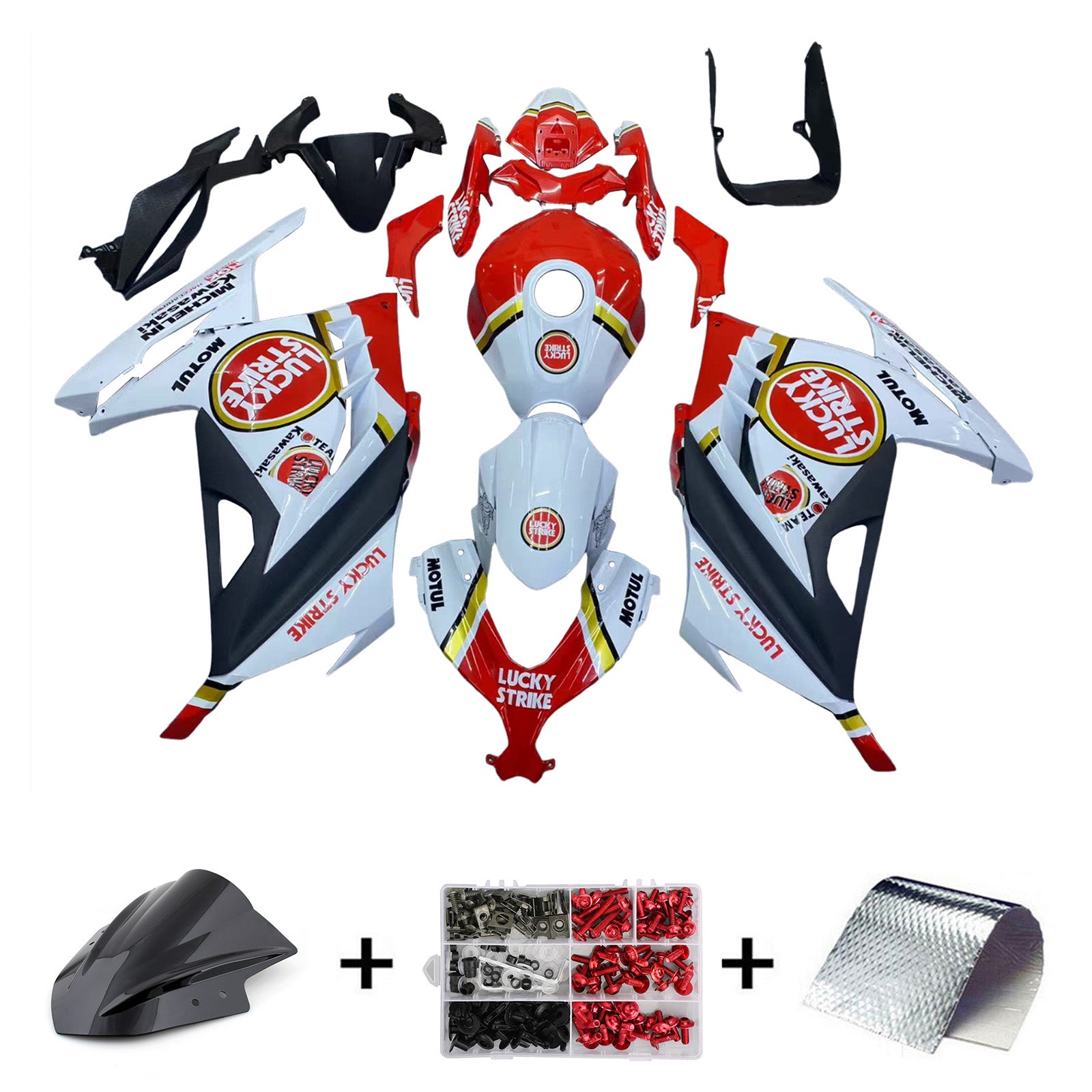 Karoserija za injiciranje sejma, primerna za Kawasaki EX300 NINJA300R 2013-2024