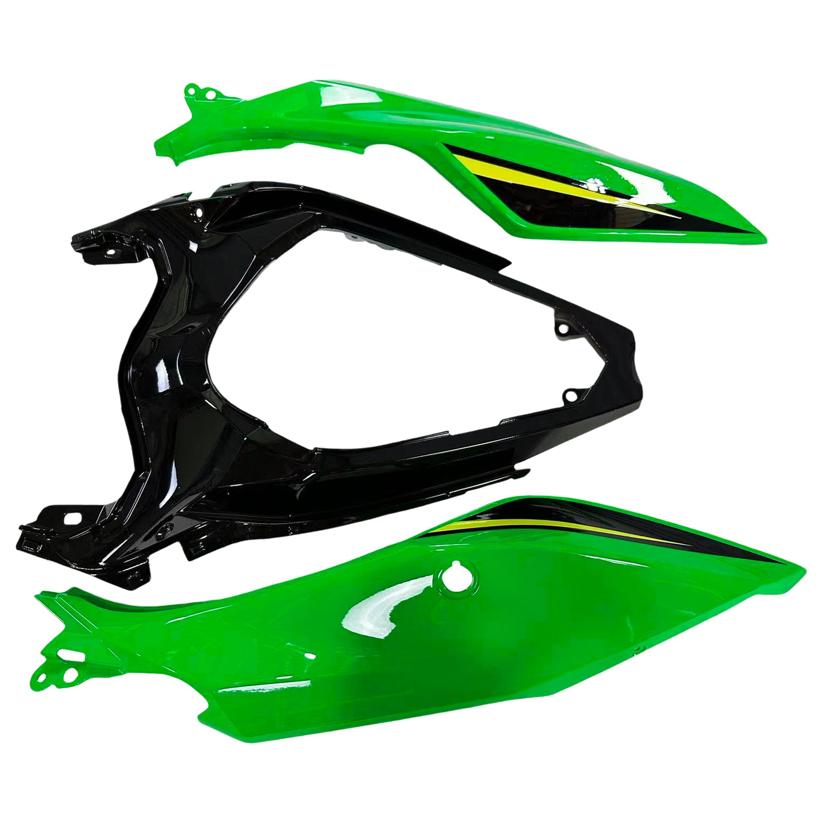 Kit de carénage Amotopart Kawasaki EX400/Ninja400 2018-2023