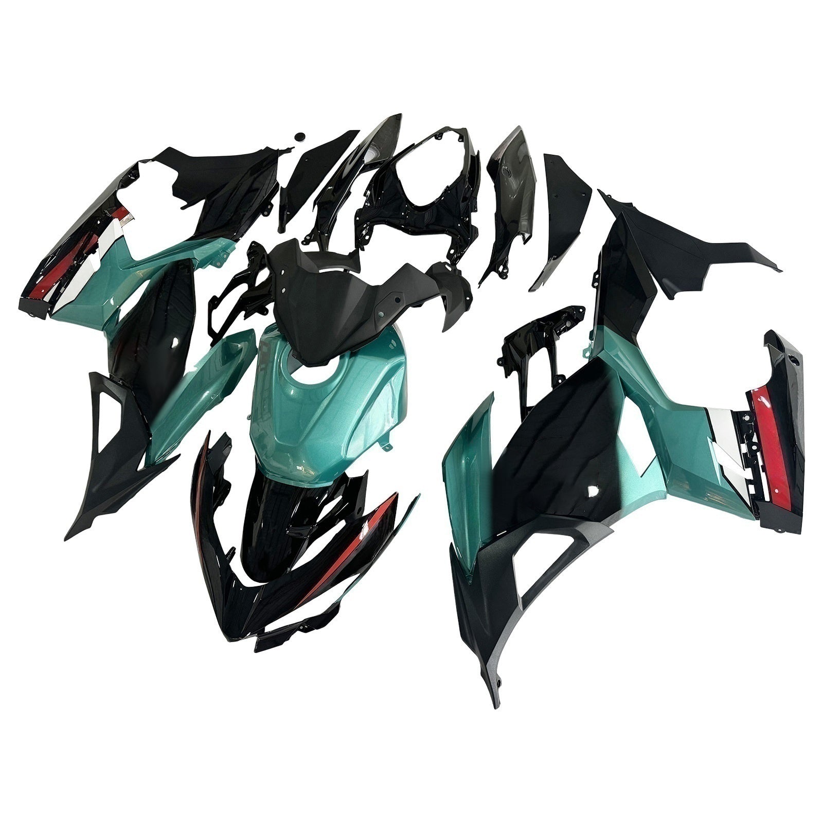 Amotopart Kawasaki Ex400 Ninja400 2018-2023 Kilpailu Corrier Plastic Abs