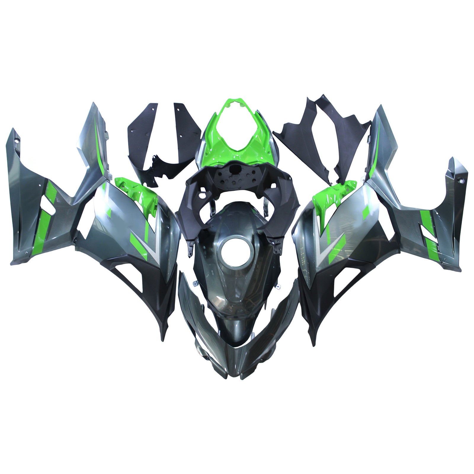 Amotopart Kawasaki EX400 Ninja400 2018-2023 Korirakenne ABS-muovi