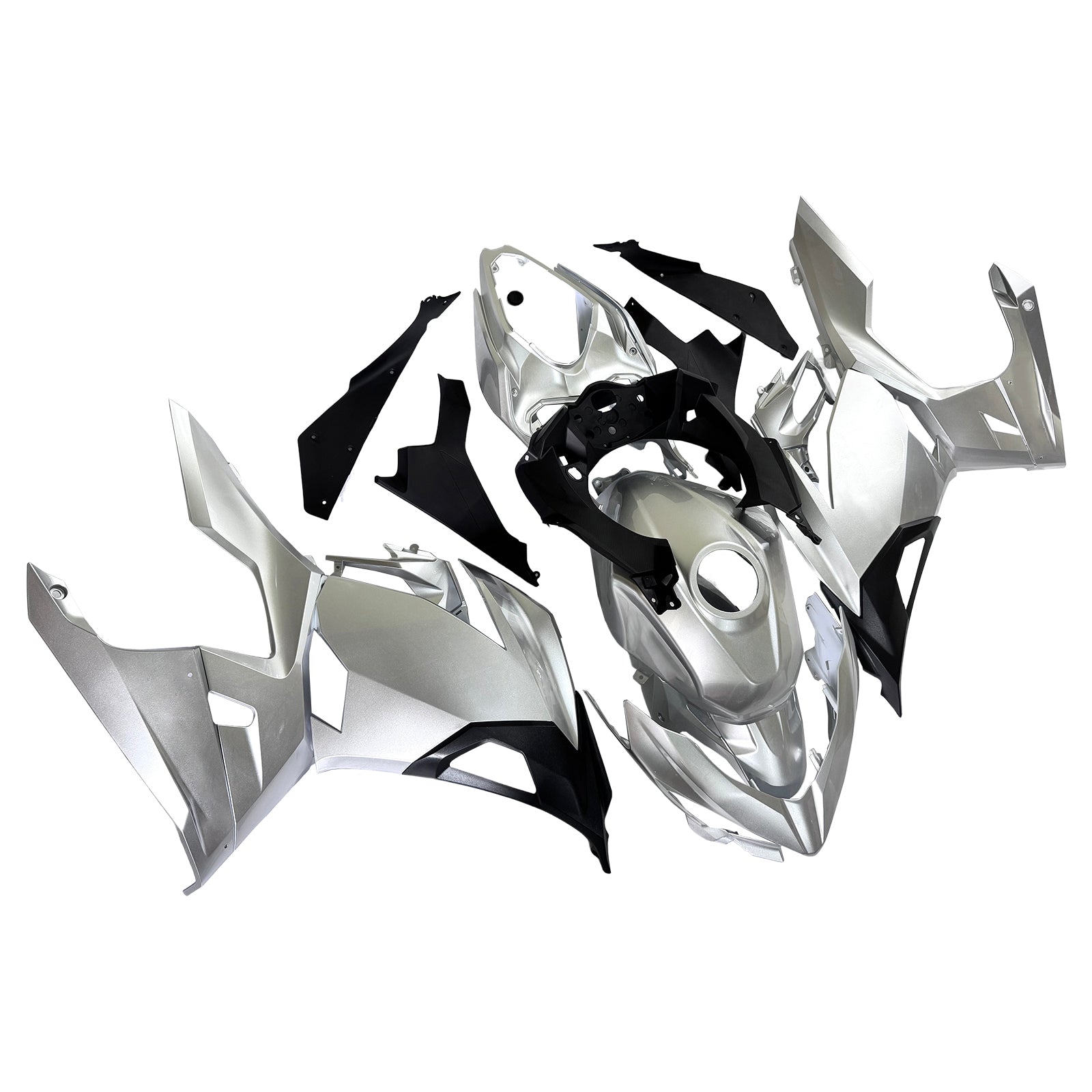Amotopart Kawasaki EX400 Ninja400 2018-2023 Kit de carénage Carrosserie Plastique ABS