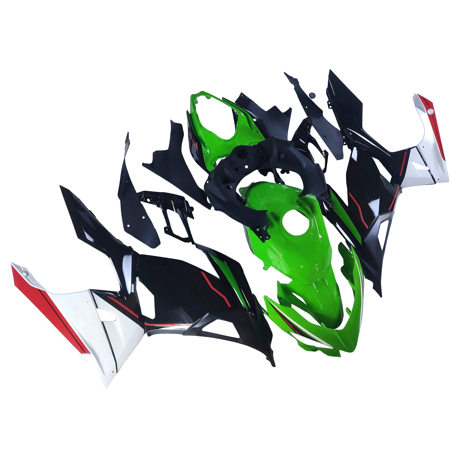 Amotopart Kawasaki EX400 Ninja400 2018-2023 Korirakenne ABS-muovi