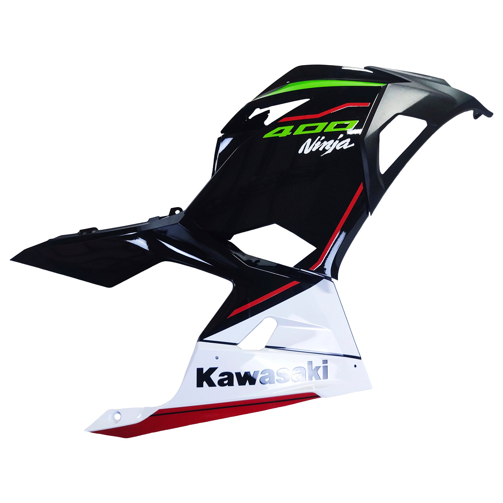Amotopart Kawasaki EX400 Ninja400 2018-2023 Kit de carénage Carrosserie Plastique ABS