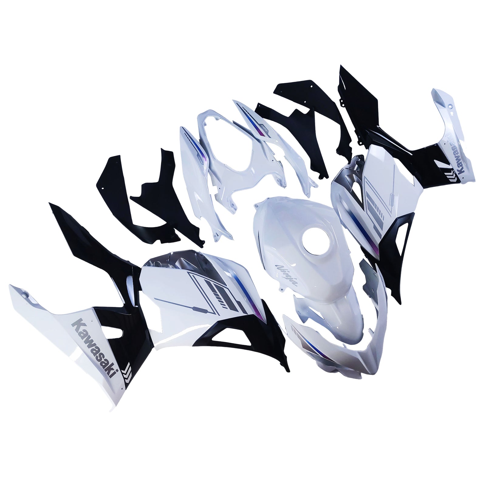 Amotopart Kawasaki EX400 Ninja400 2018-2023 Zestaw owiewek Nadwozie Tworzywo ABS