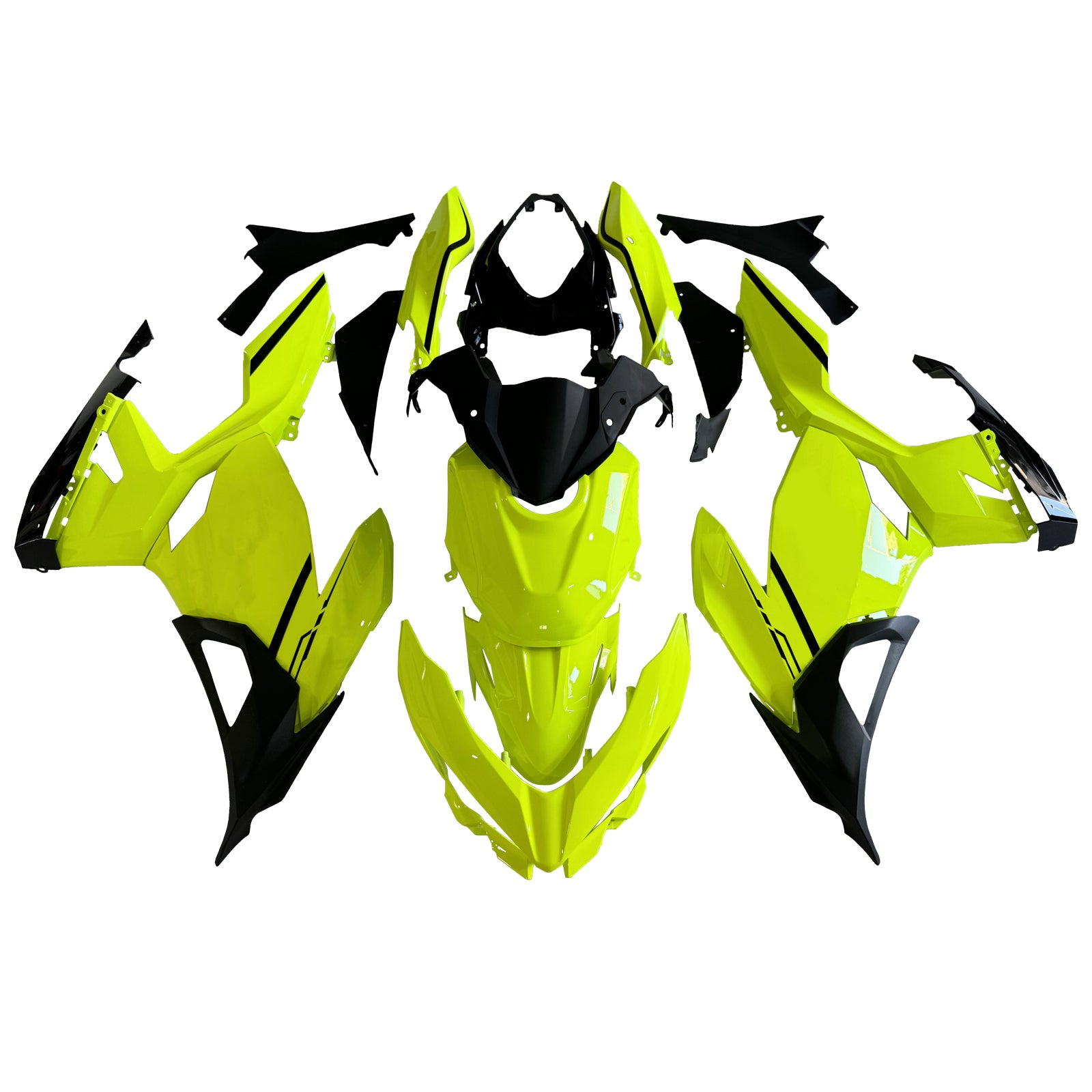 Amotopart Kawasaki EX400 Ninja400 2018-2023 Korirakenne ABS-muovi