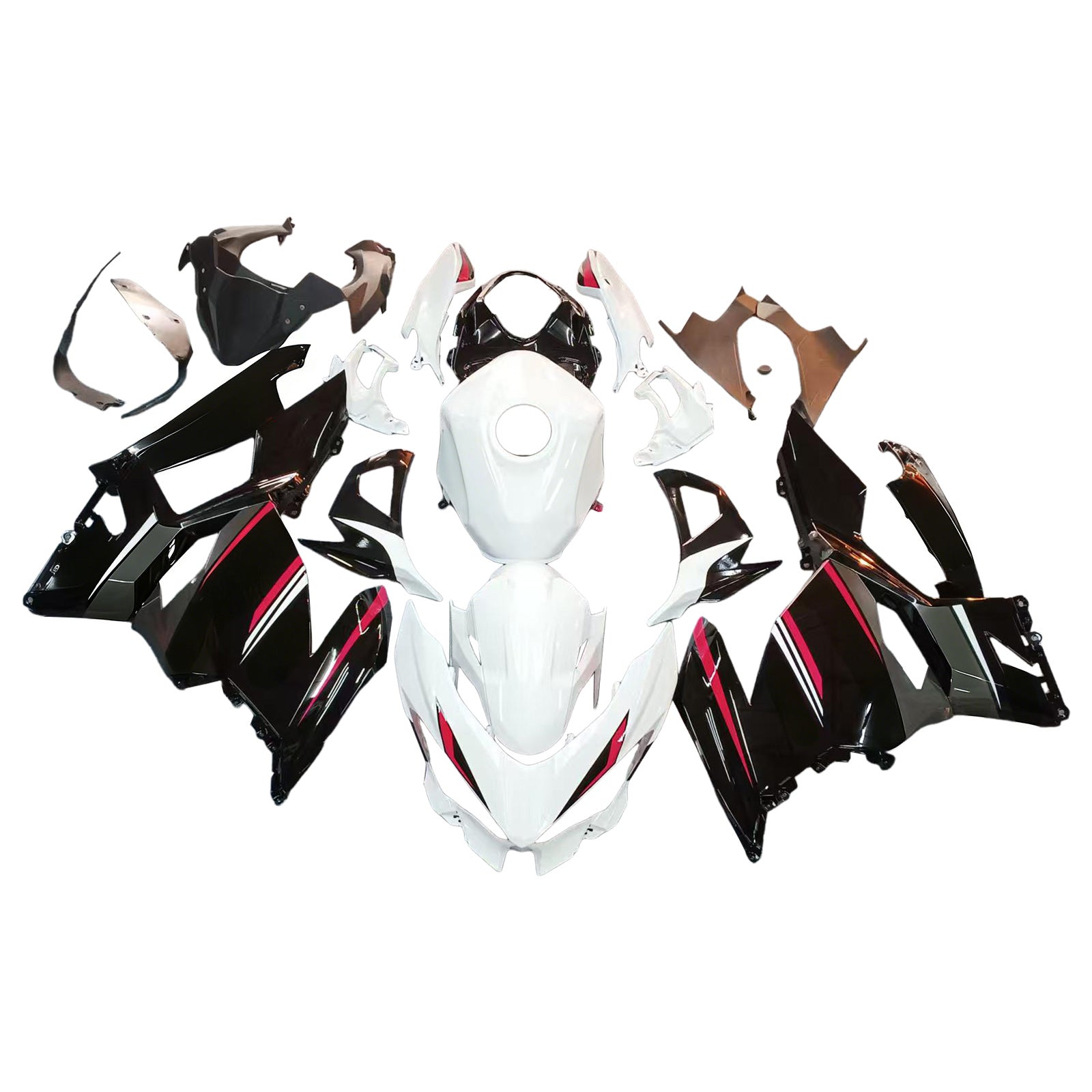 Amotopart Kawasaki EX400 Ninja400 2018-2023 Kit carena Carrozzeria Plastica ABS