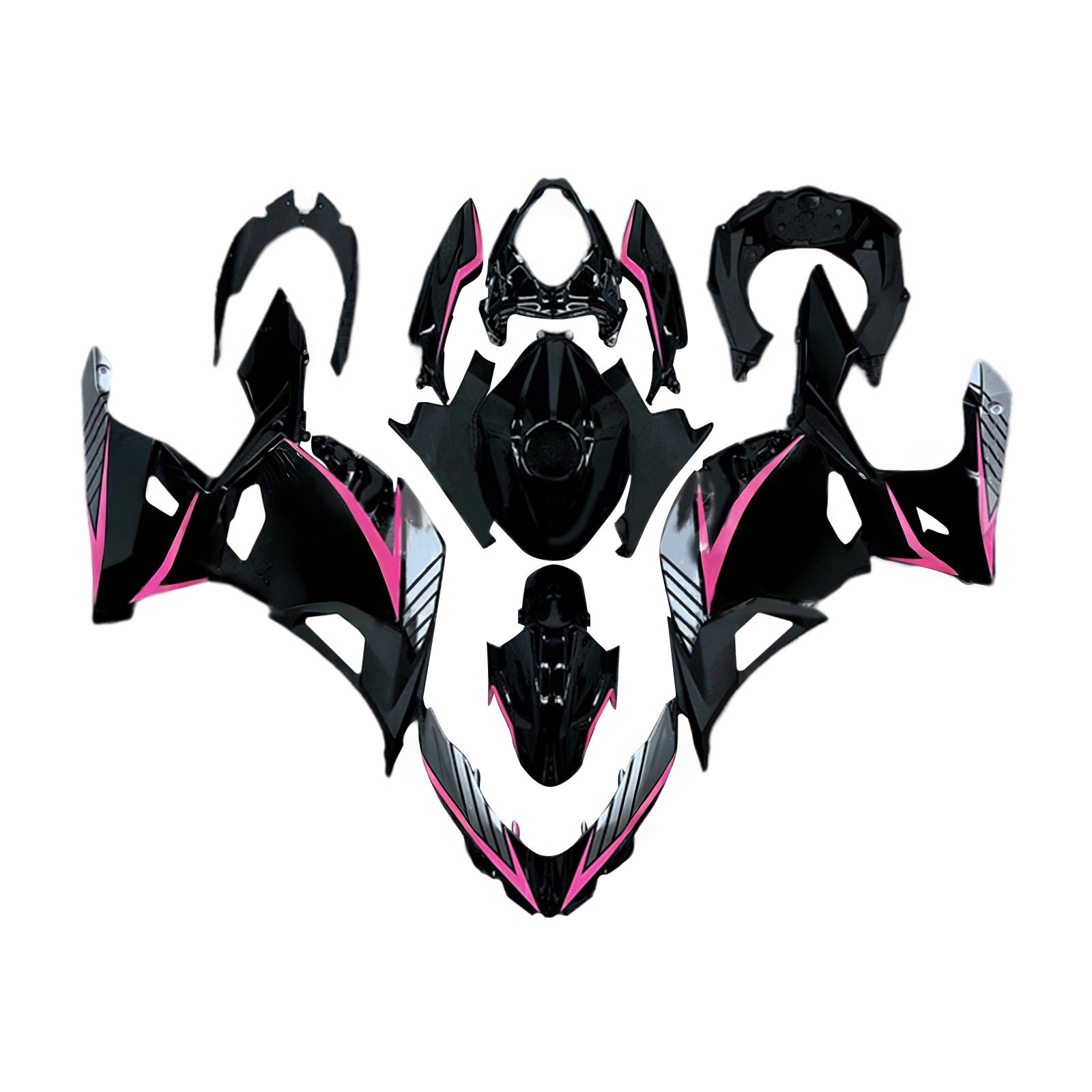 Amotopart Kawasaki EX400 Ninja400 2018-2023 Korirakenne ABS-muovi