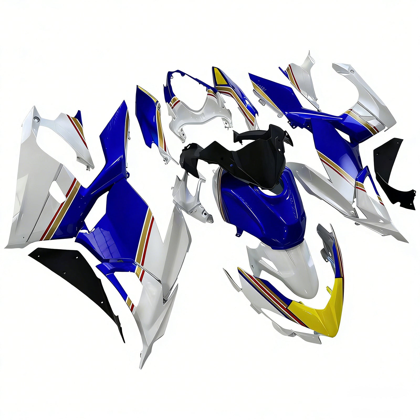 Amotopart Kawasaki EX400/Ninja400 2018-2023 ABS kunststof carrosseriekuipset