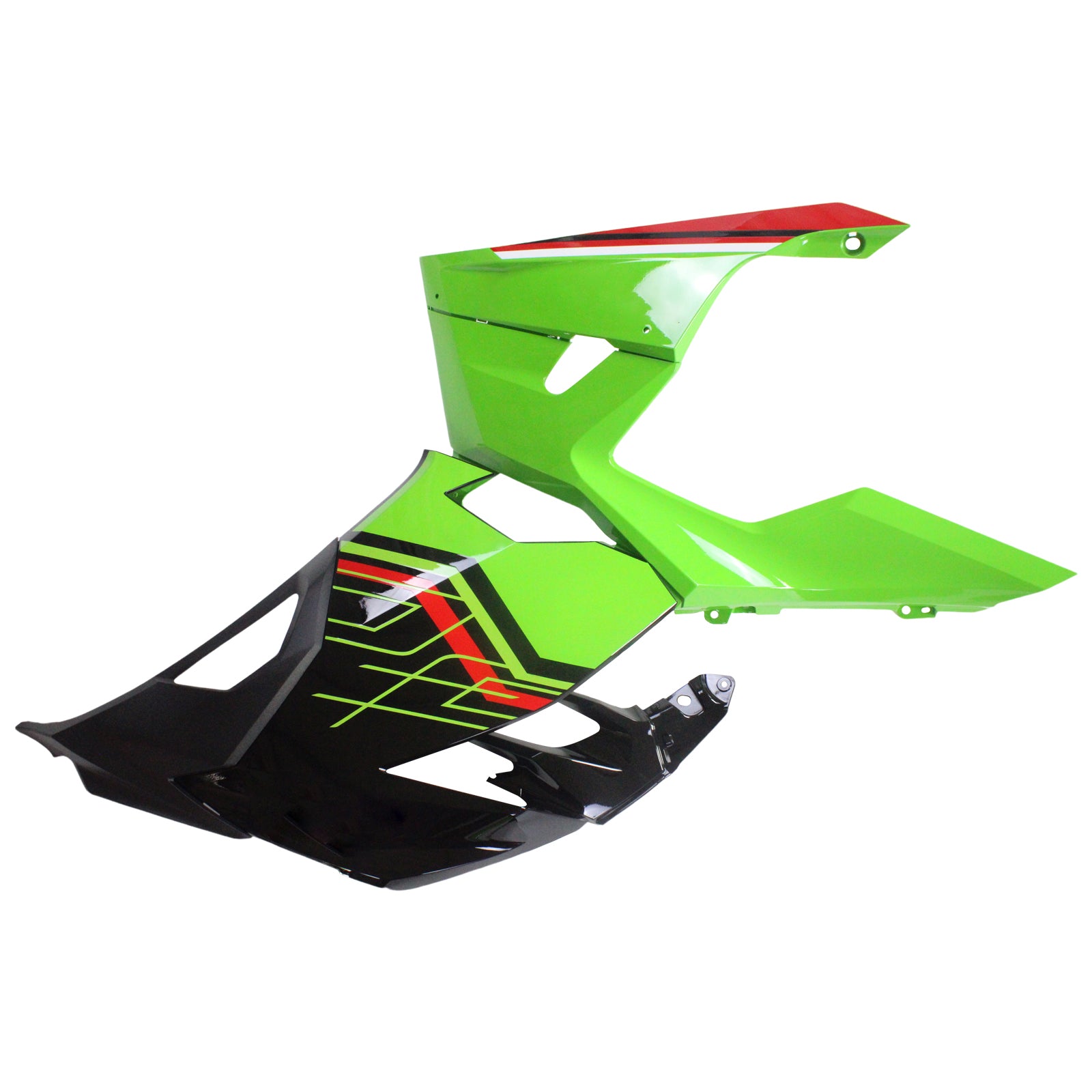 Amotopart Kawasaki ex400/ninja400 2018-2023 Kit Carroserie Plastic Abs