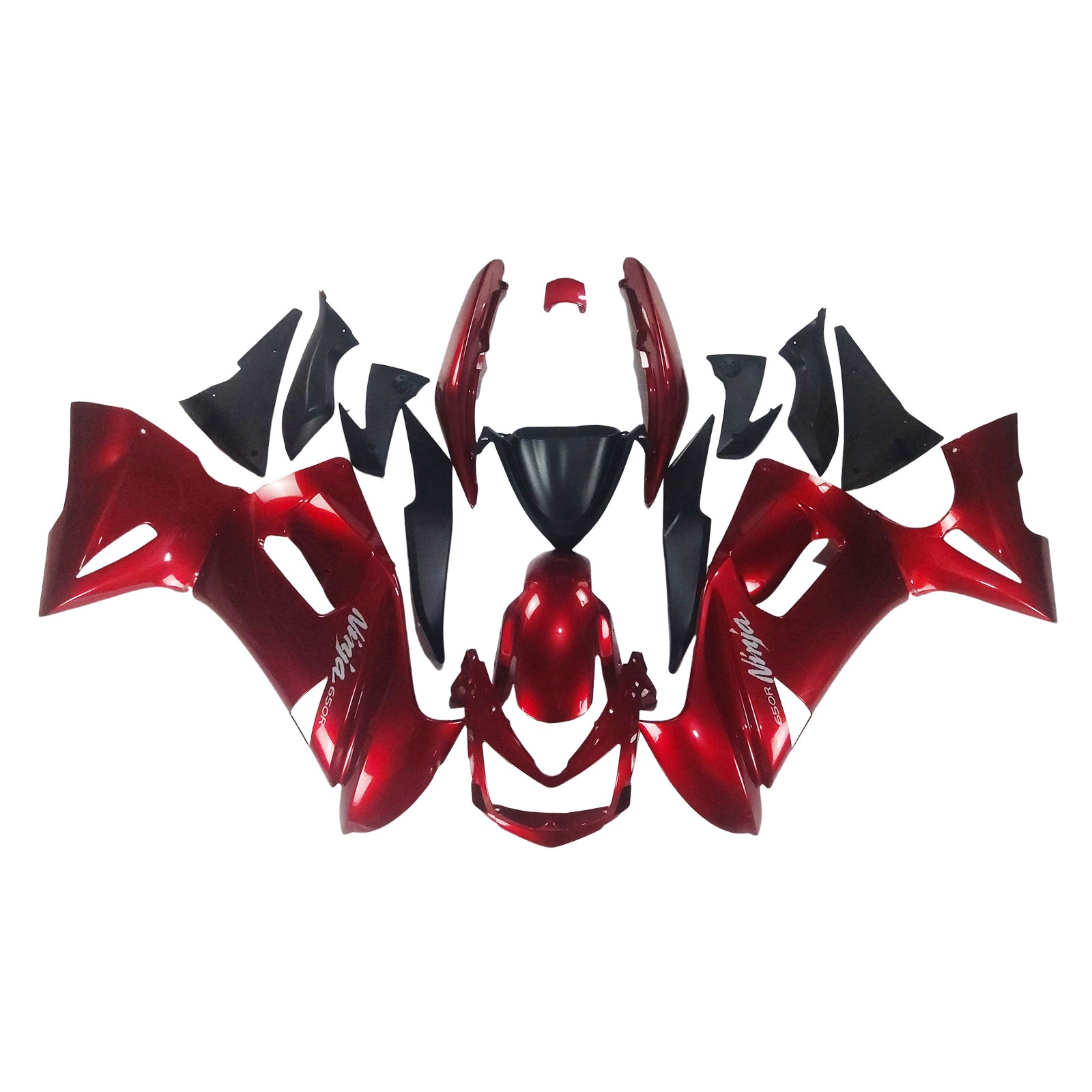 Kit de carénage Amotopart pour Kawasaki ER6F/Ninja650 2006-2008 générique