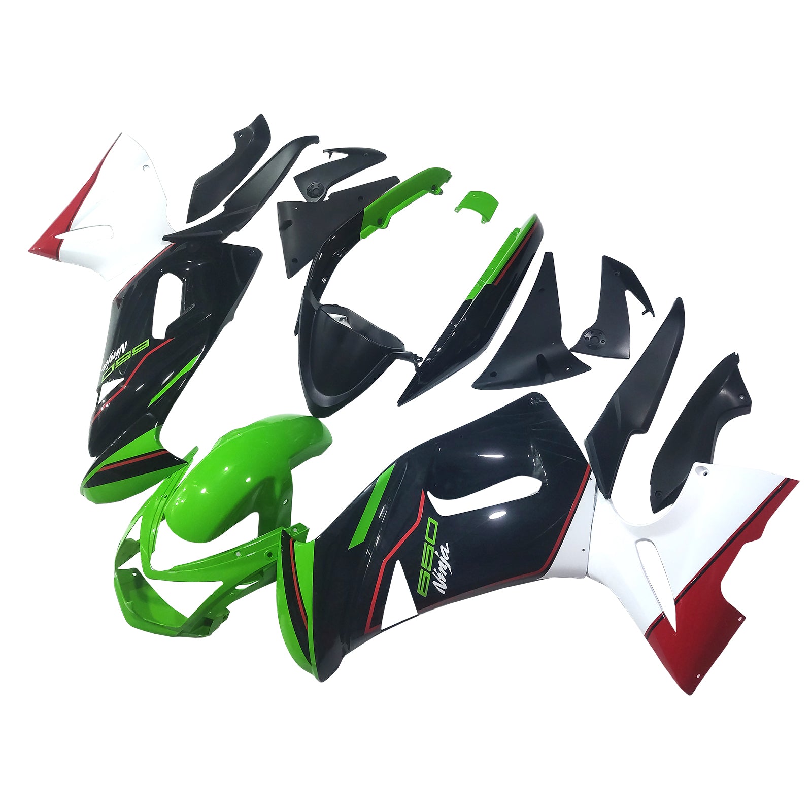 Kawasaki ER6F/ninja 650 2006-2008 komplet za vbrizgavanje, plastična karoserija
