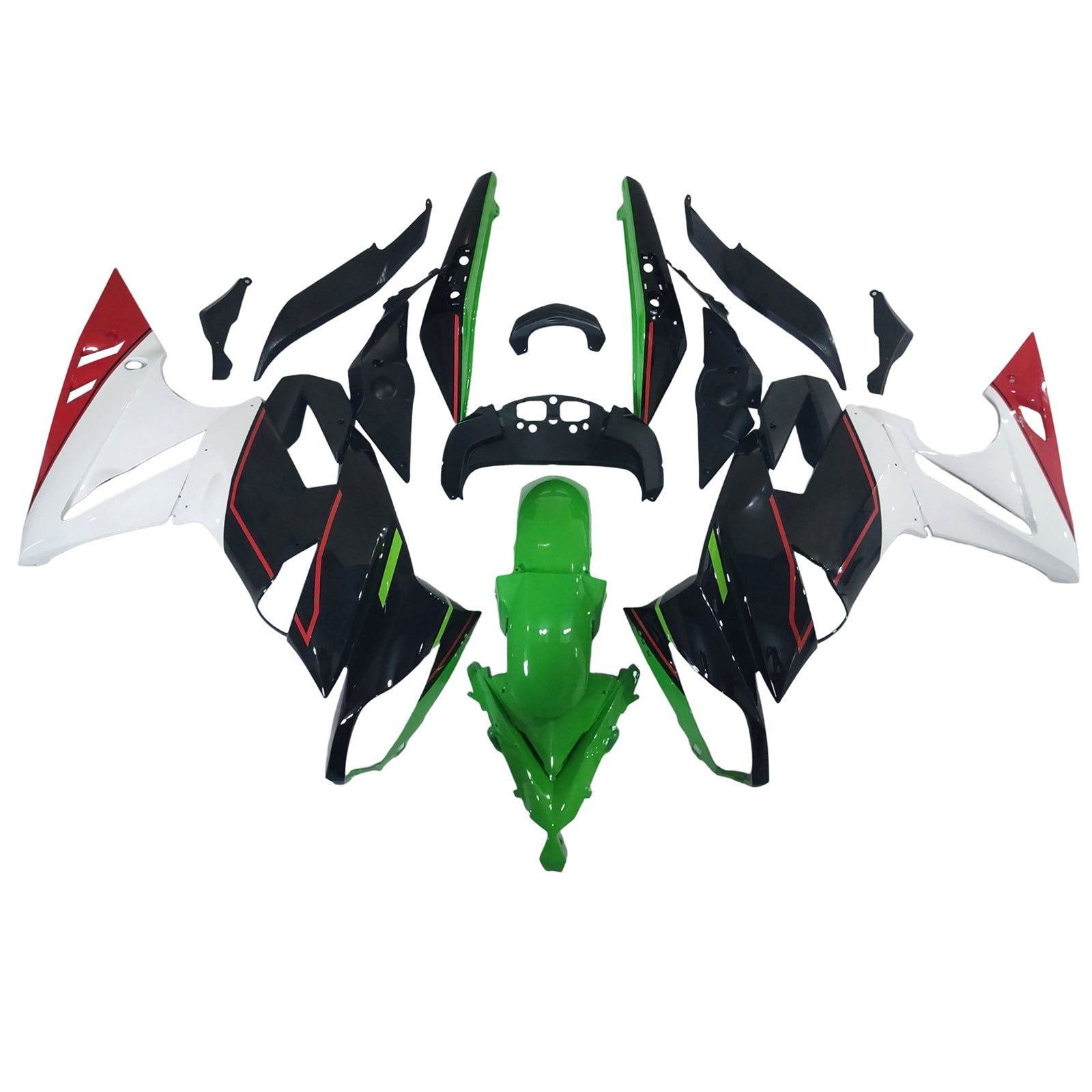 2009-2011 Kawasaki Ninja 650 ER-6F EX650 muovinen ruiskutussuojasarja 04#