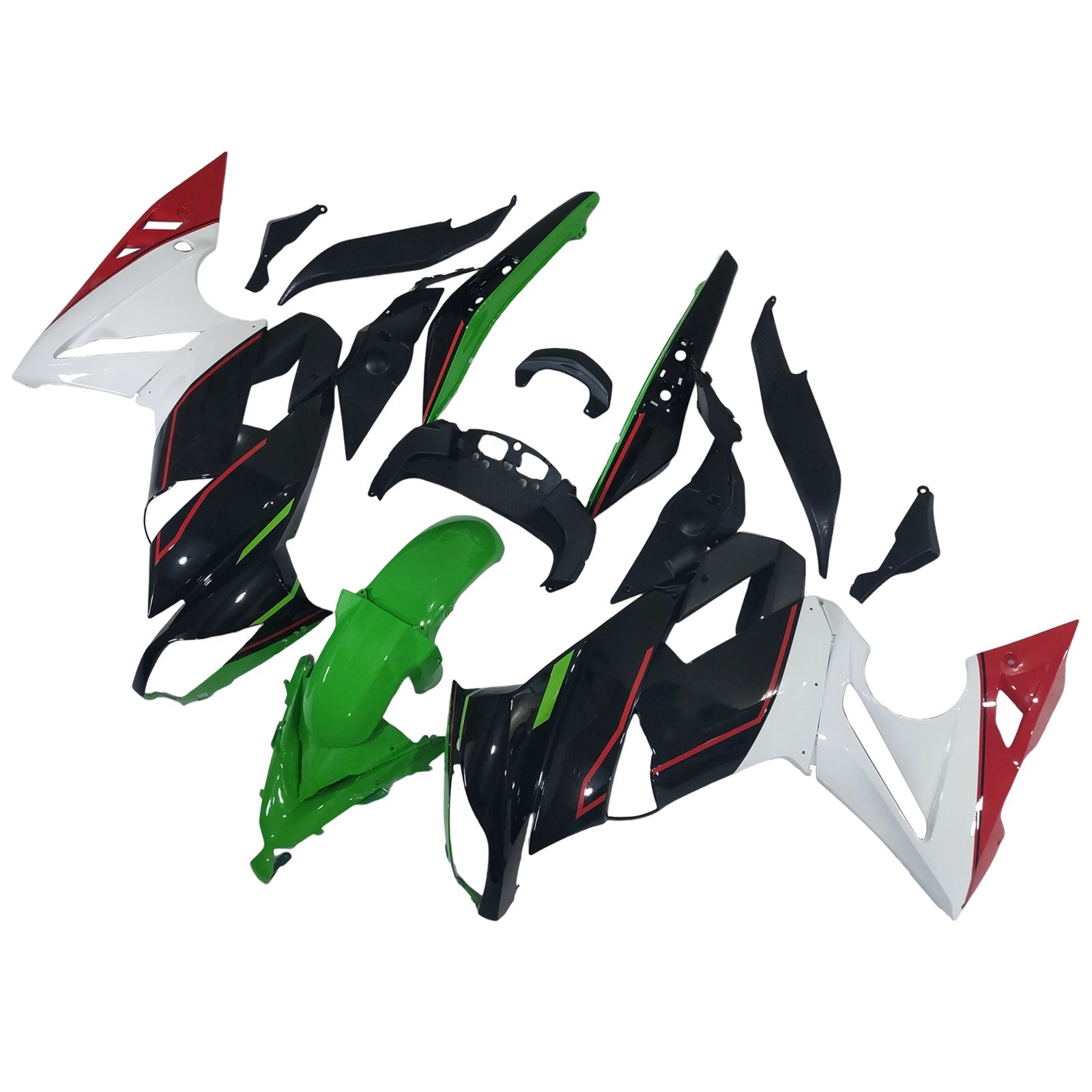2009-2011 Kawasaki Ninja 650 ER-6F EX650 muovinen ruiskutussuojasarja 04#