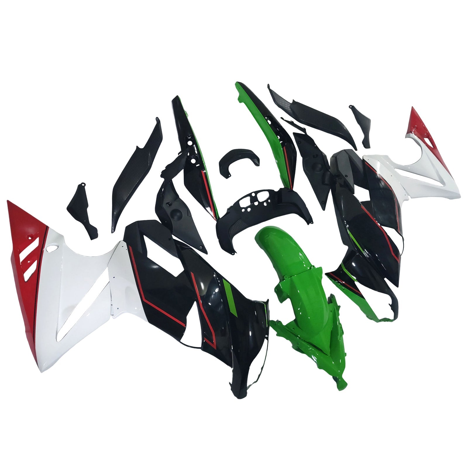 2009-2011 Kawasaki Ninja 650 ER-6F EX650 muovinen ruiskutussuojasarja 04#
