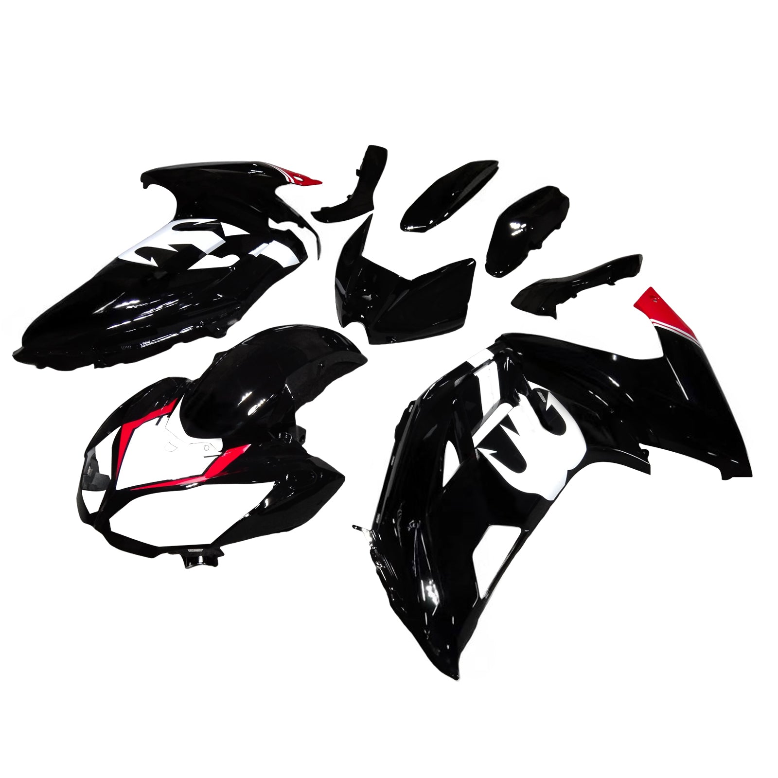 Kit de carénage Amotopart pour Kawasaki ER6F/Ninja650 2012-2016 générique
