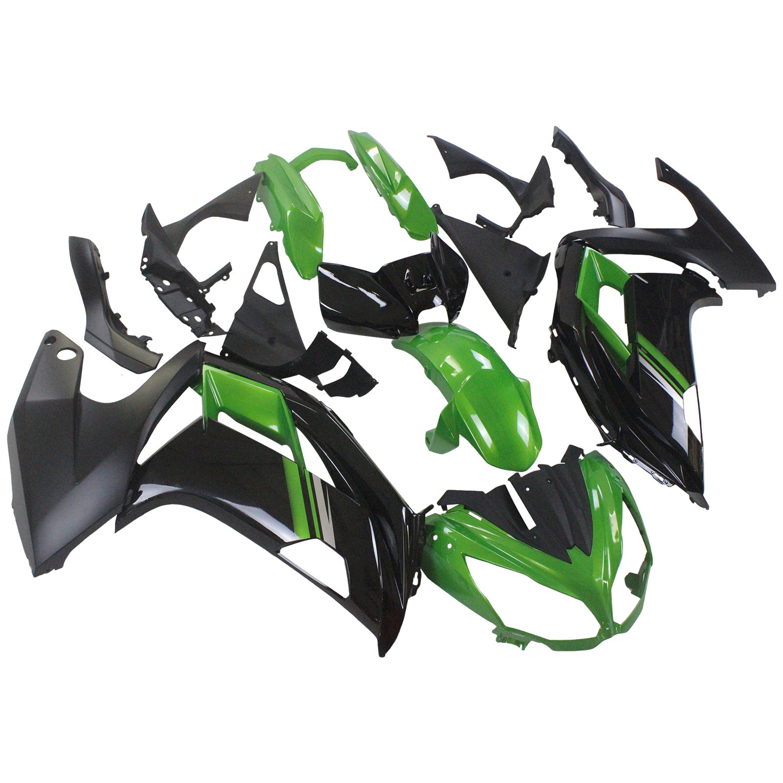 Kit de carénage Amotopart pour Kawasaki ER6F/Ninja650 2012-2016 générique
