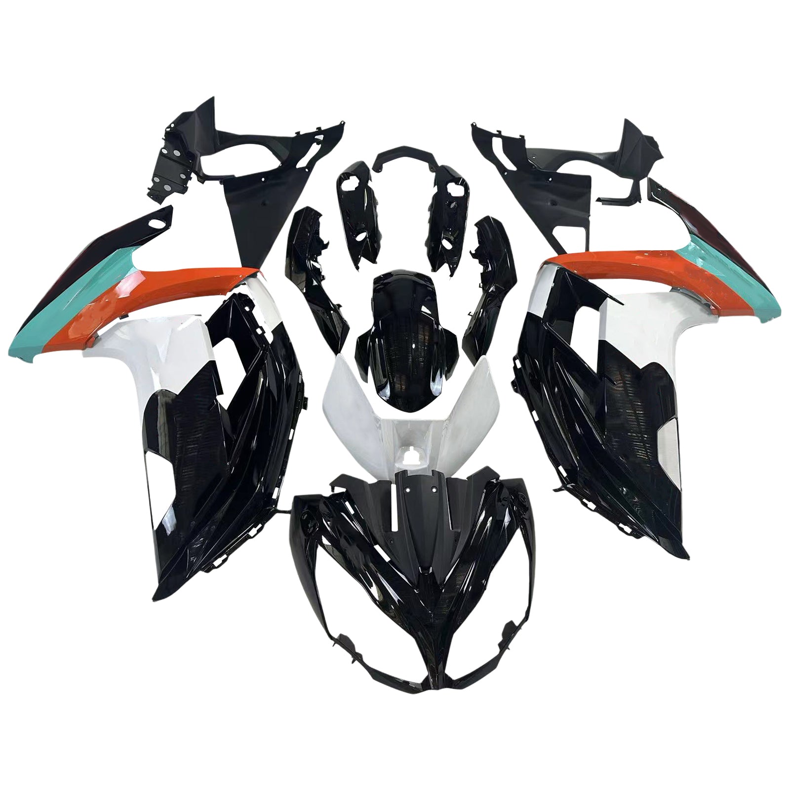 Kit carena Amotopart per Kawasaki ER6F/Ninja650 2012-2016 generico