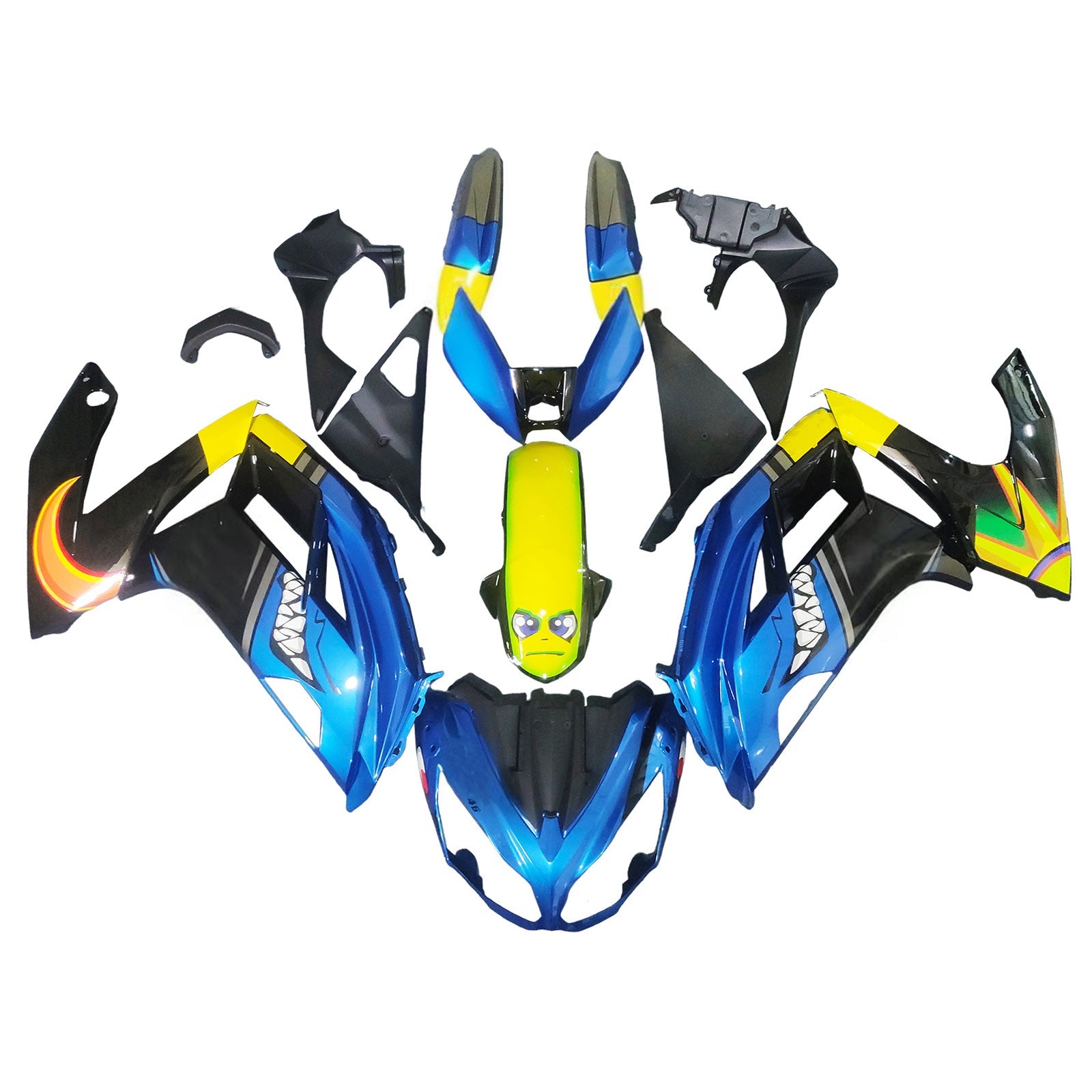 KAWASAKI INGECTION SEČI KIT ER6F/NINJA650 2012-2016, ABS Plastic Karoserija