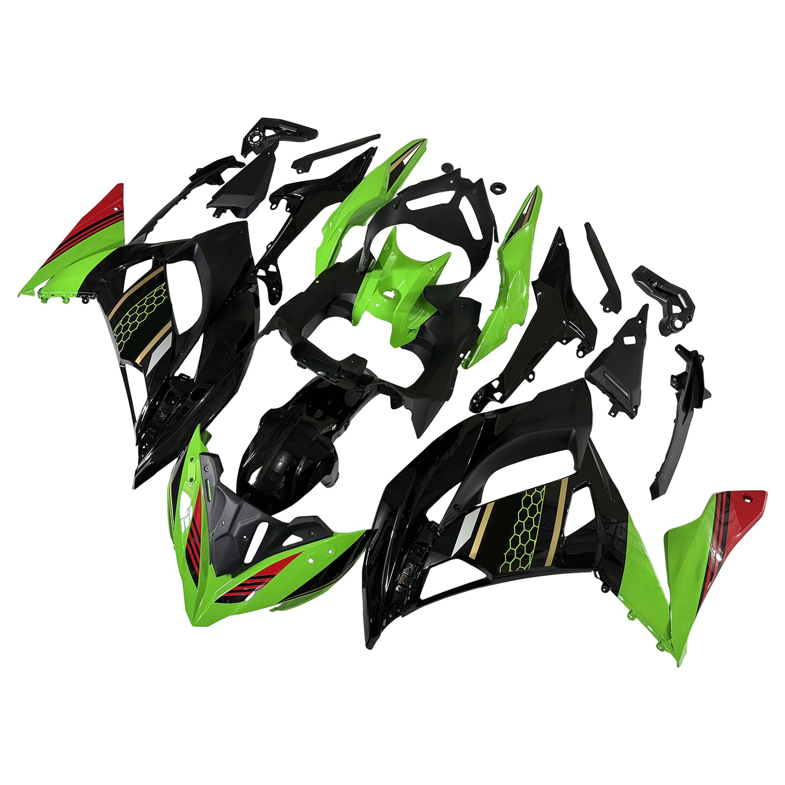 Amotopart plastični komplet za Kawasaki ninja 650 ER-6F EX650 2017-2019 02 # generic