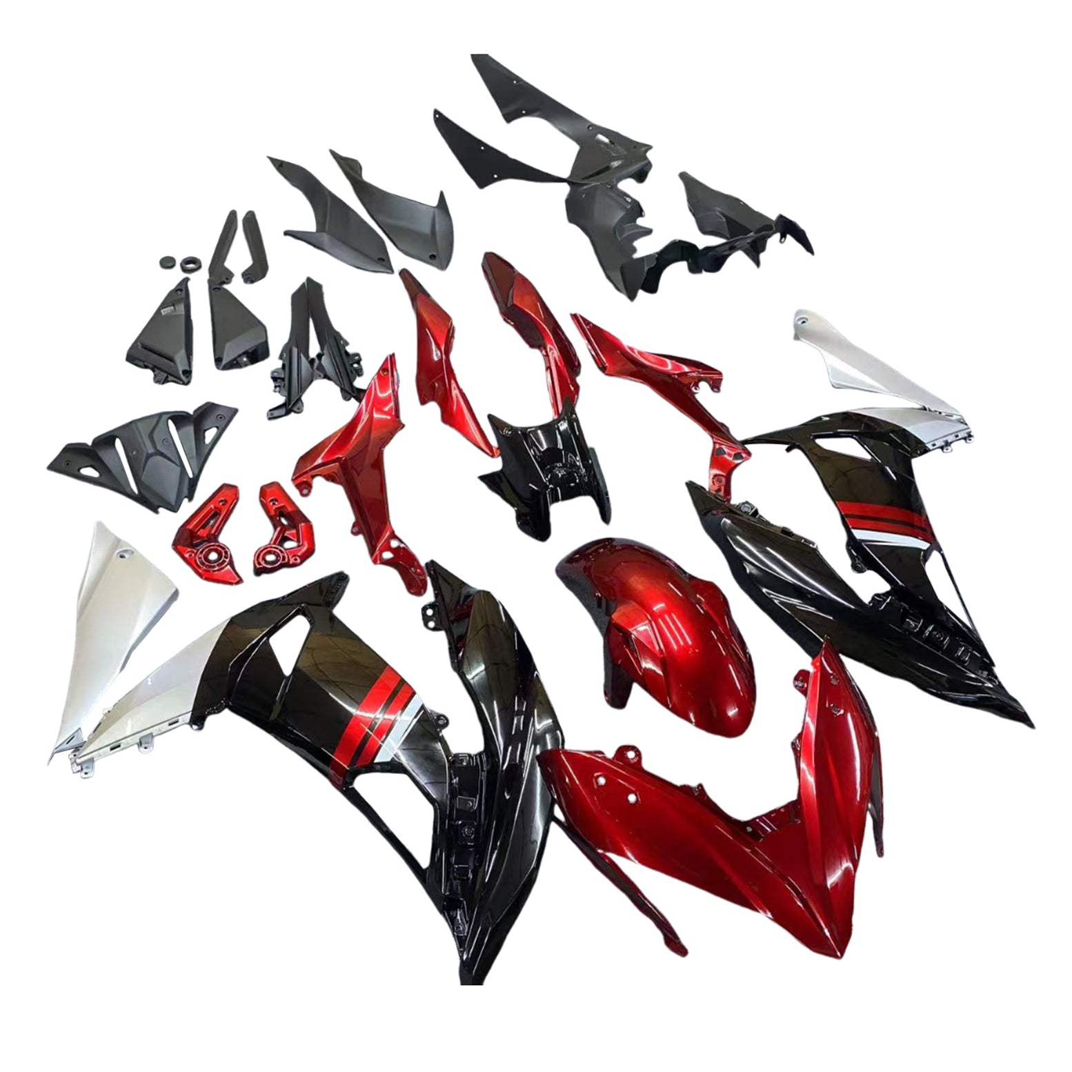 Amotopart muovinen suojaussarja Kawasaki Ninja 650 ER-6F EX650 2017-2019 03# Generic