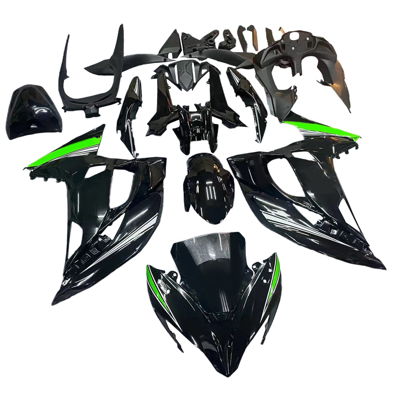 Amotopart Kitage Kawasaki ER6F/NINJA 650 2017-2019 ABS plastično telo