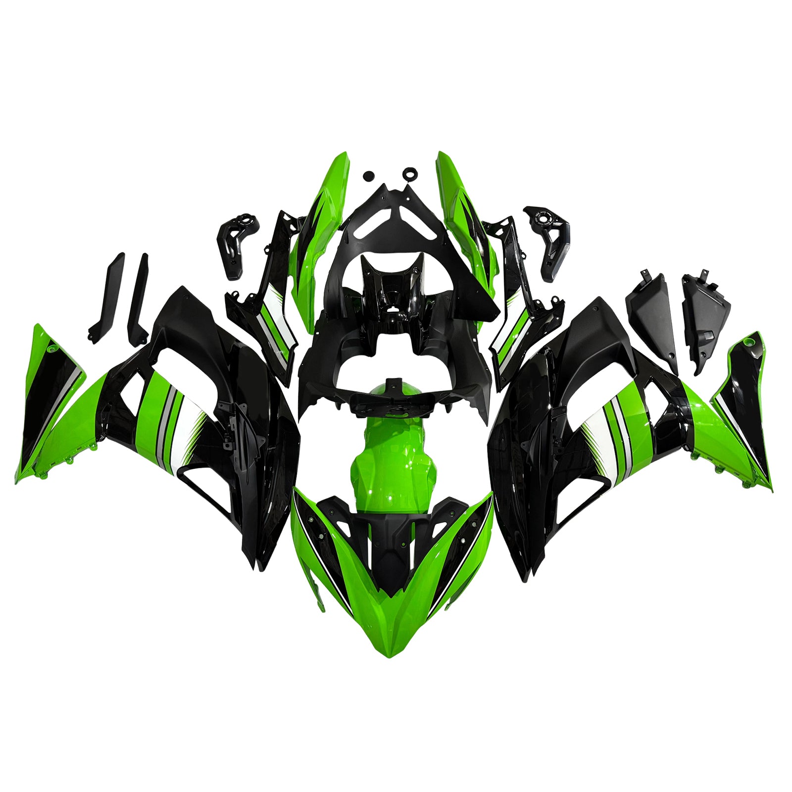 Zestaw owiewek Amotopart Kawasaki ER6F/Ninja 650 2017-2019 Nadwozie z tworzywa ABS