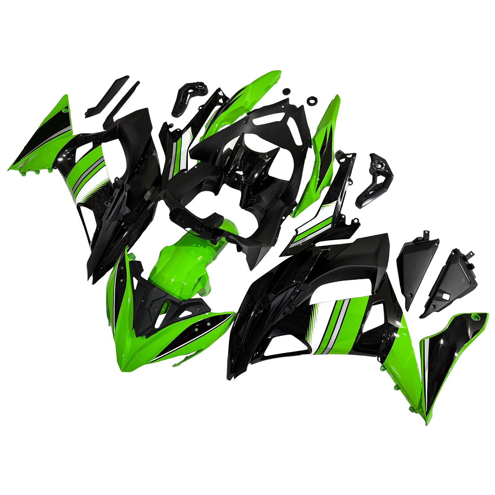 Amotopart Kit Carena Kawasaki ER6F/Ninja 650 2017-2019 Carrozzeria in Plastica ABS