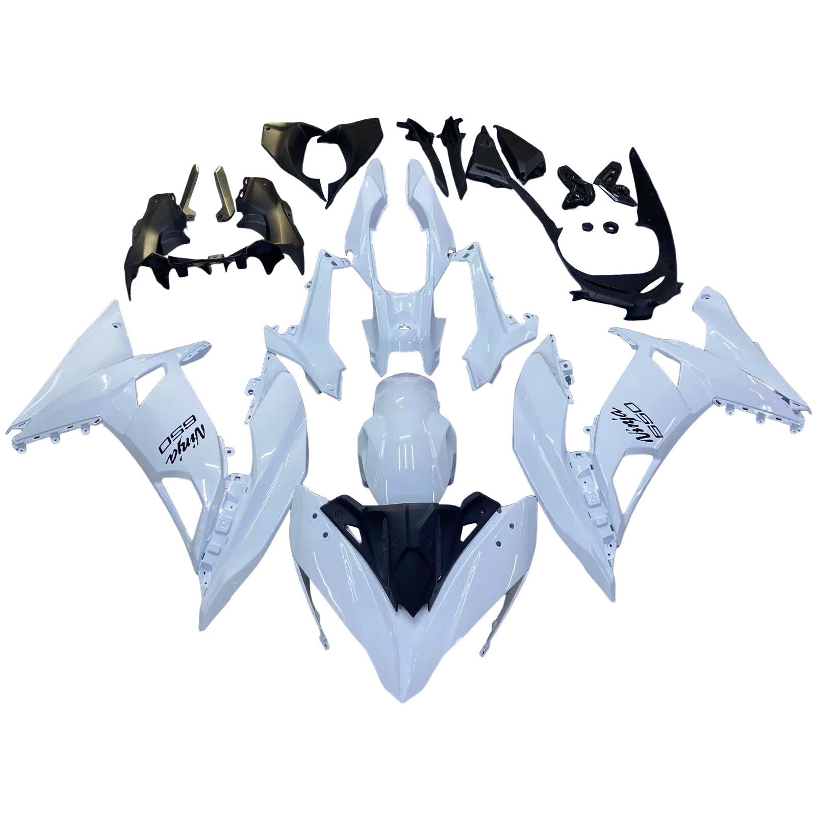 Amotopart Kuipset Kawasaki ER6F/Ninja 650 2017-2019 ABS Kunststof Carrosserie